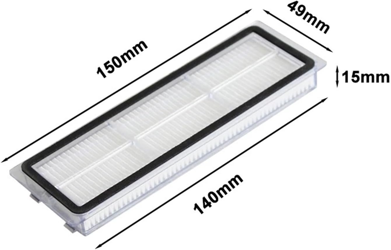 Compatible for Dreame Bot W10 W10pro Self-Cleaning Robot Vacuum and Mop Cleaner Spare Parts Accessories Washable Hepa Filter Replacement (Color : 15pcs)