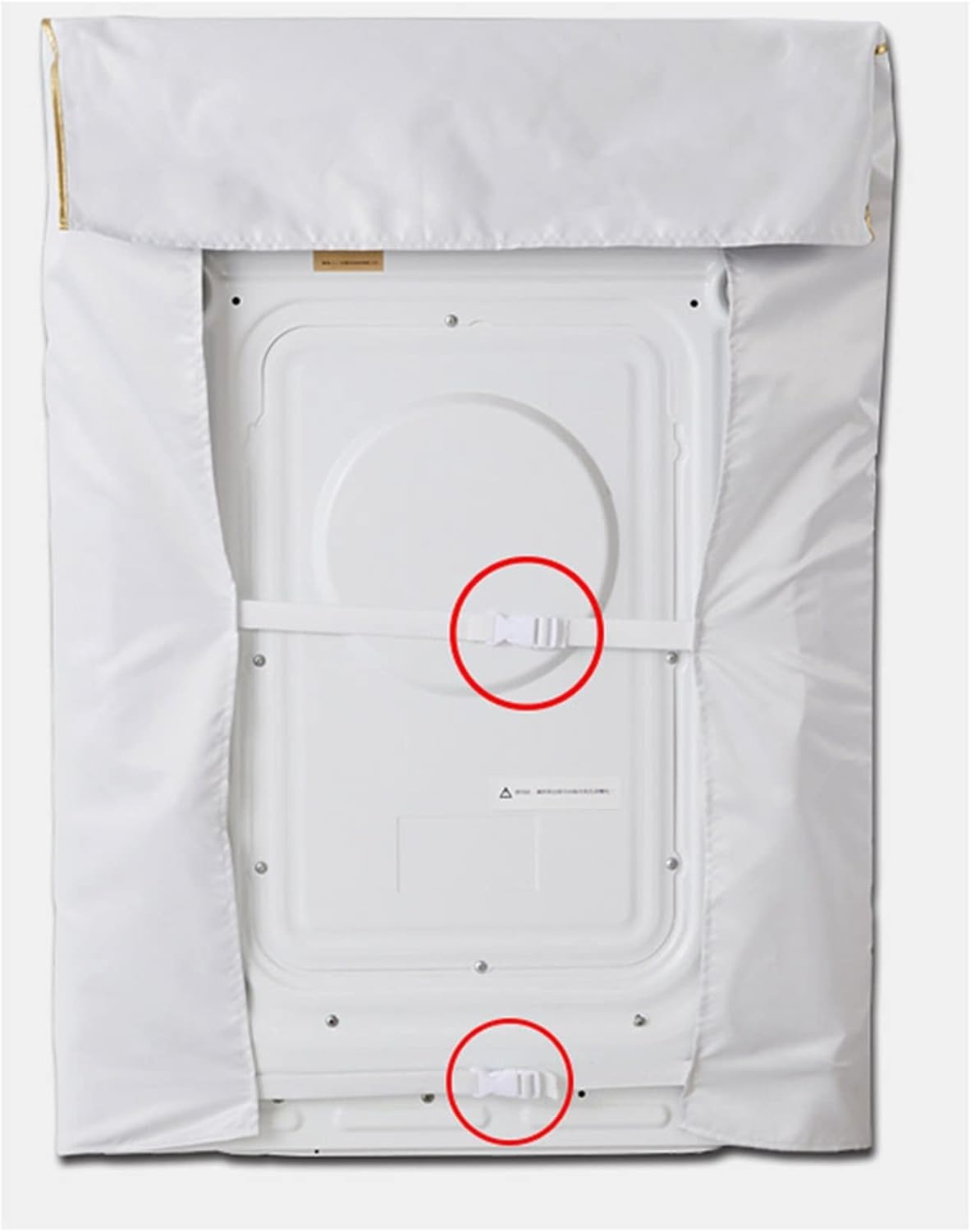 Washing Machine Cover Washing Machine Cover Home Sunscreen Laundry Dryer Waterproof Polyester Roller Dust Proof Case for Home Appliances (Color : AA, Specification : 60x57x85cm L)