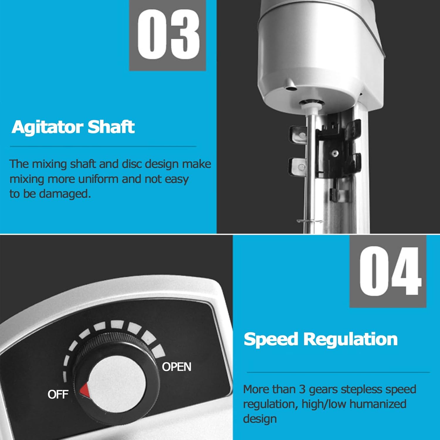 Commercial Milkshake Maker with 2 X 1000 Ml Cups, 600W Motor Electric Mixed Drink Maker Micro Sensor Switch Max 16000R/Min Double Heads Drink Mixer Blender