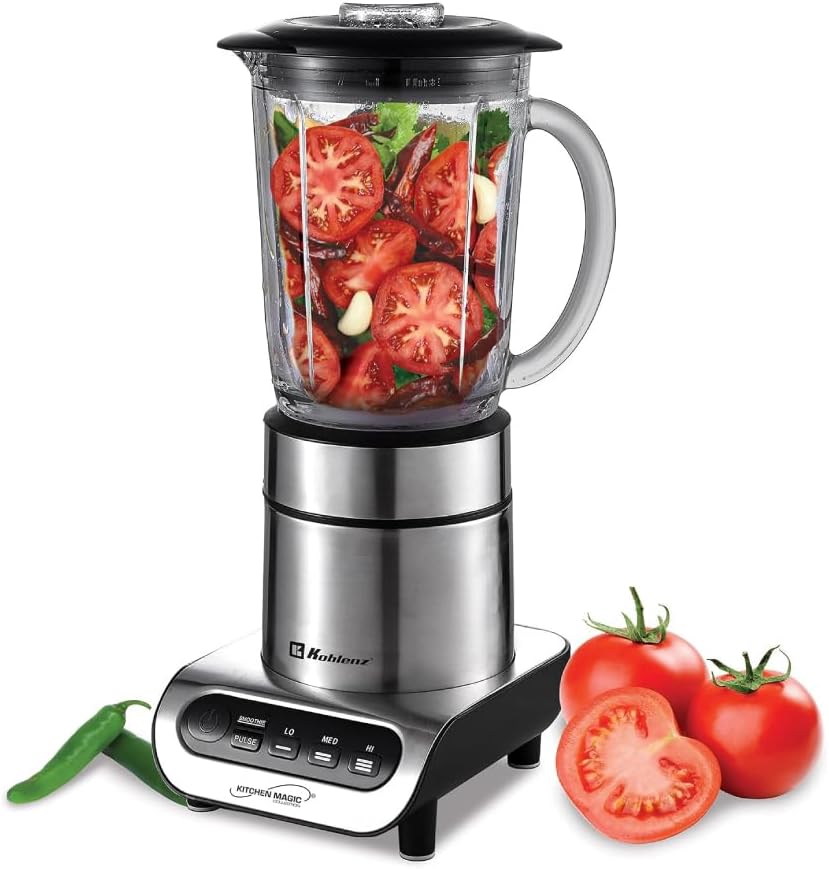 Koblenz Kitchen Magic Collection 1.75-Liter LKM-9510 RVI Professional Blender, One Size, Silver