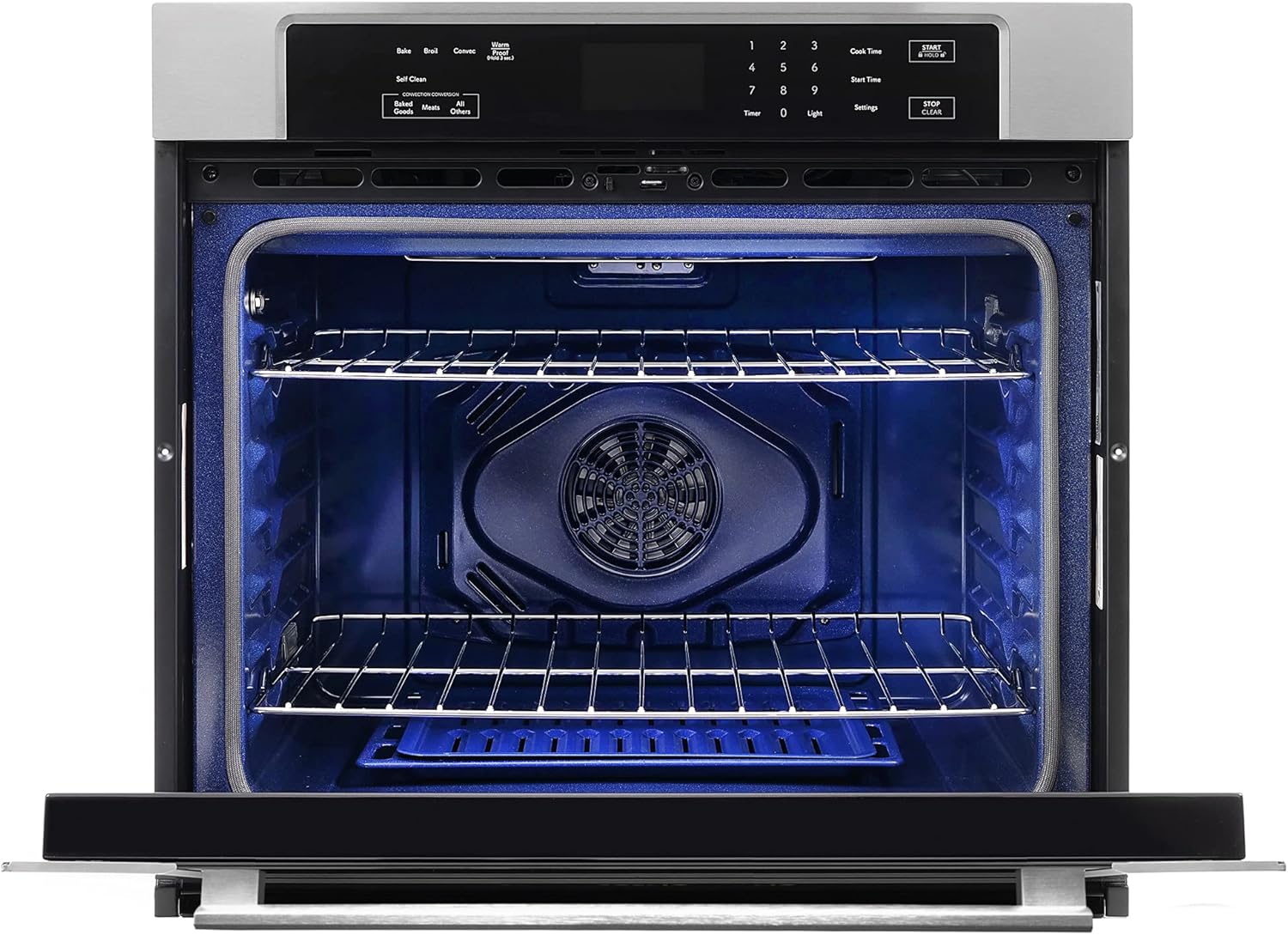 COSMO COS-30ESWC 30 in. Haven Collection 5 cu. ft. Electric Wall Oven with True European Convection and Self Cleaning in Stainless Steel