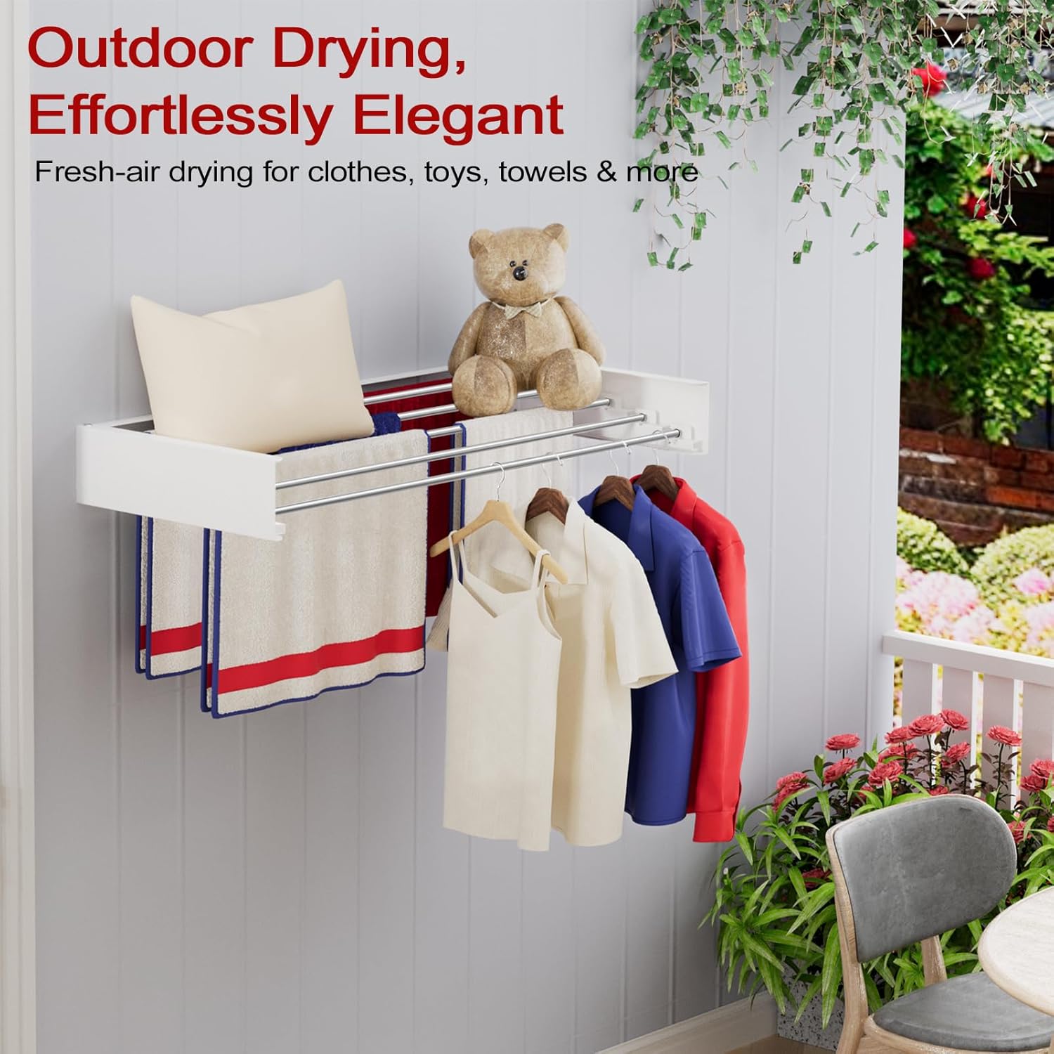 Wall Mounted Drying Rack 31.5