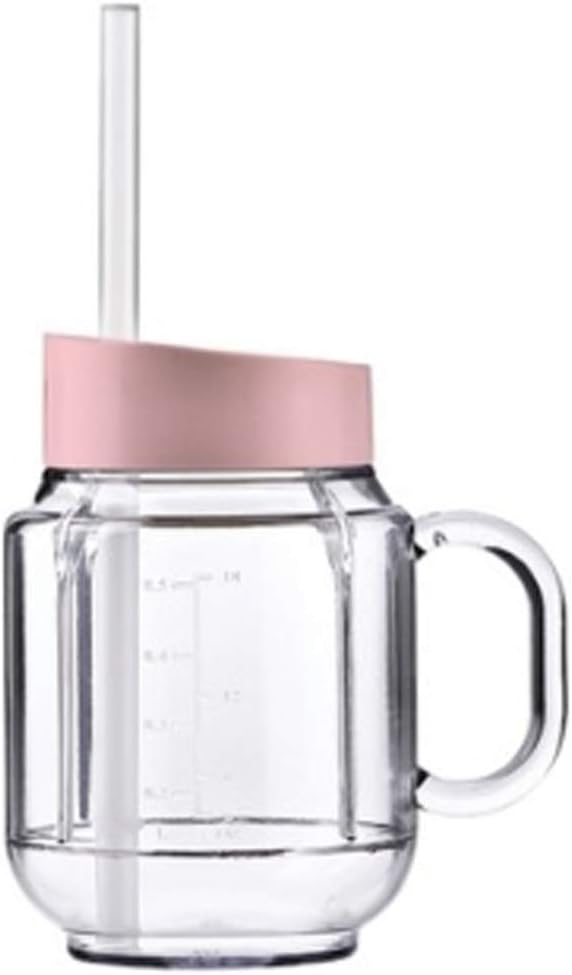 Retro Mini Blender Tritan BPA BPA Free Jar Smoothie Ice Crush Blender 600mL Capacity 220v pink