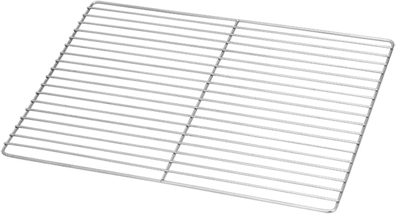 BBQ Grill Grate, BBQ Grill Mesh, Barbecue BBQ Grill Net Stainless Steel Rack Grid Grate Replacement for Camping Home Outdoor Camping Barbecue Accessories Tool