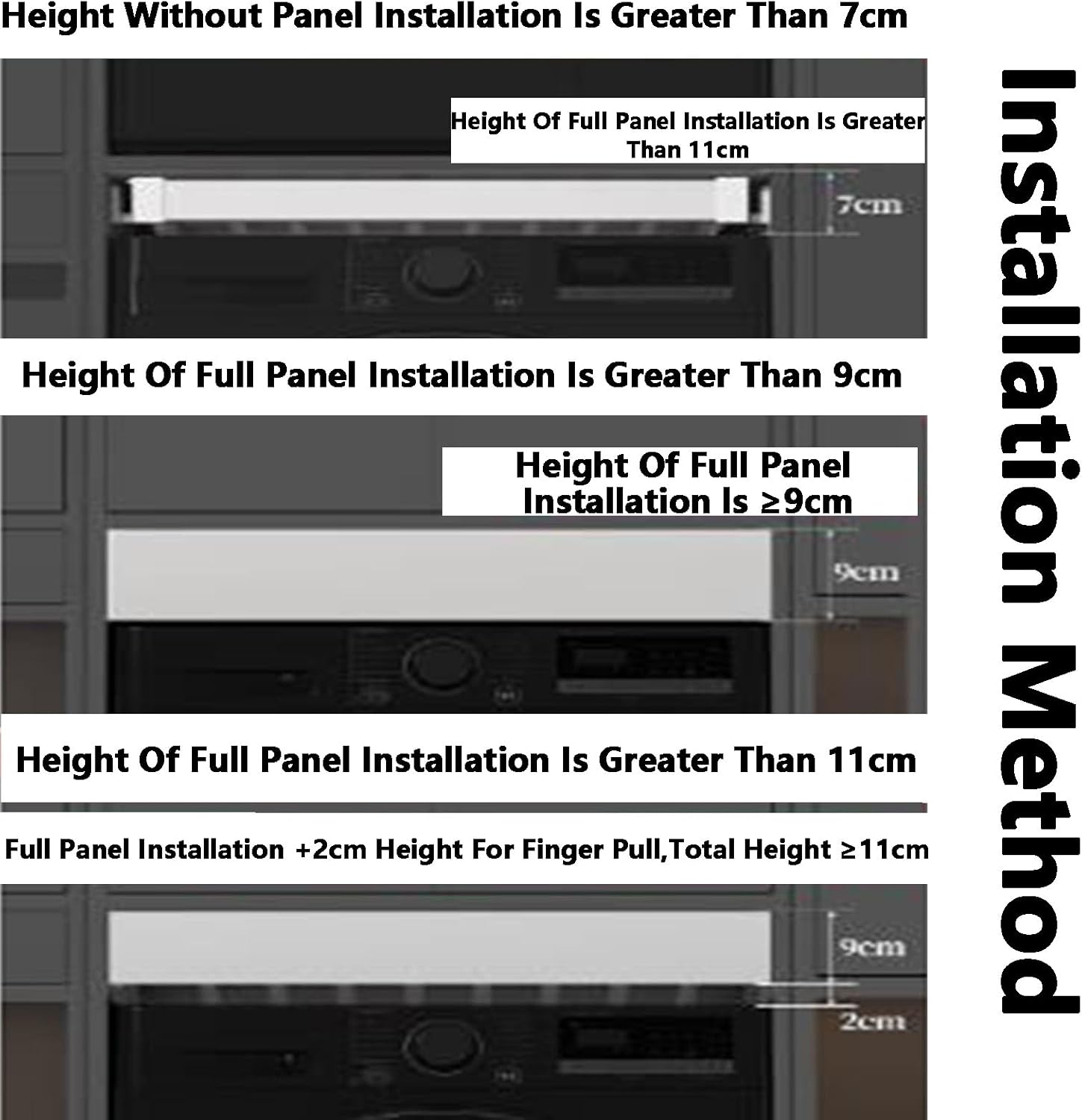 Retractable Clothes Hanger Above Washing Machine,Hidden Rebound Pull-Out Clothes Drying Rack,for Bedroom Cloakroom(Color2,664-714mm)