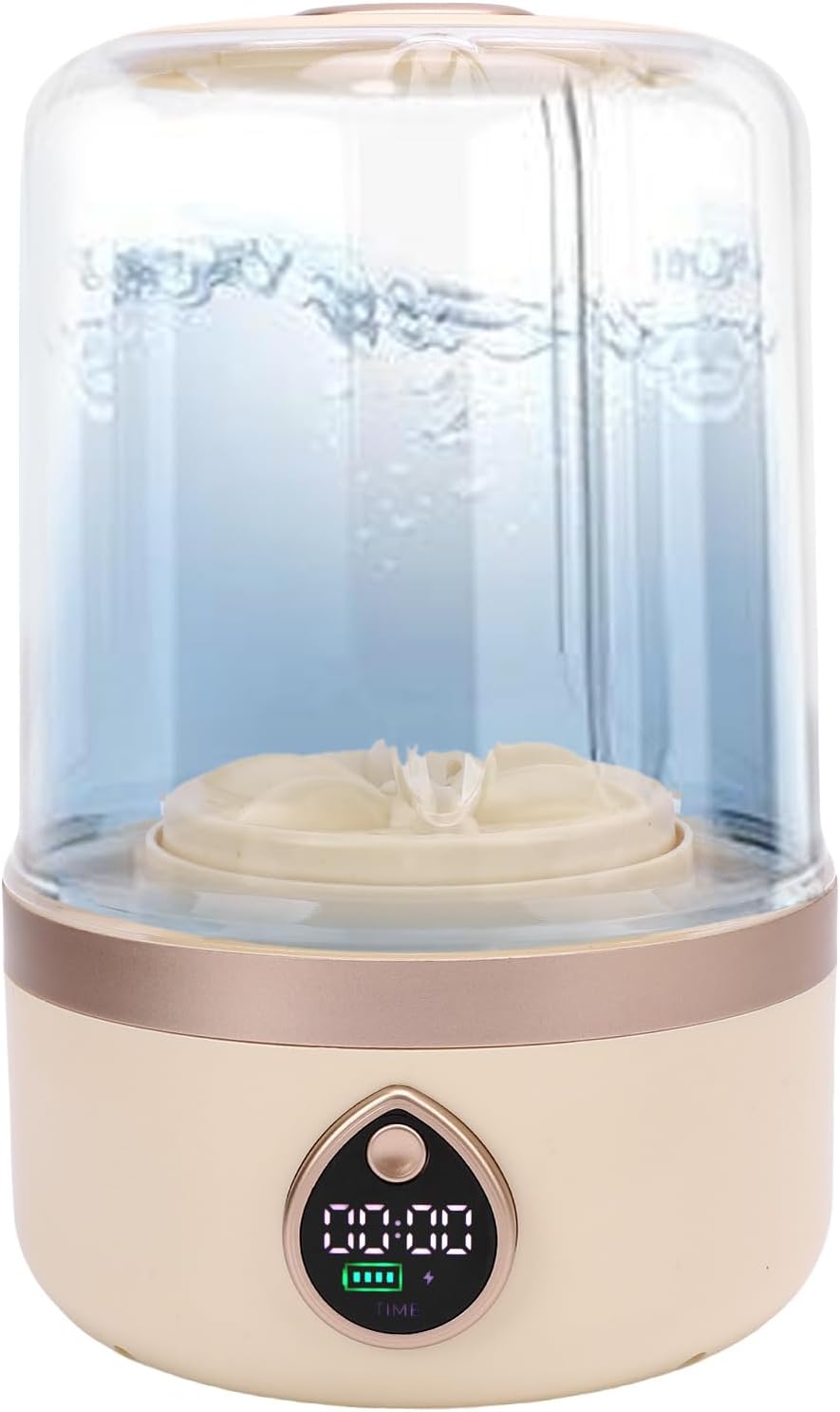 Yoidesu Mini Washing Machine, Cordless Portable Underwear Washing Machine, USB Powered Small Laundry Washer with 2 Gear Cleaning for Apartment Dorm Hotel Travel