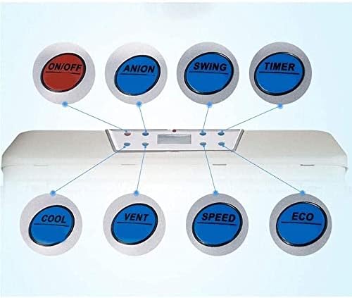 Portable Air Conditioner Cooler Air Conditioner Mobile Without Hose Portable Mobile Air Cooler Single Cold Type 3 Speed High Power Low Noise Intelligent Control Large Air Volume