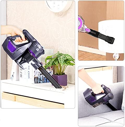 Cordless Vacuum Cleaner, Stick Vacuum Cleaner, 12KPa Powerful Suction, Quiet, Lightweight, Removable Handheld, Very Suitable for Families, Cars, Office Cleaning