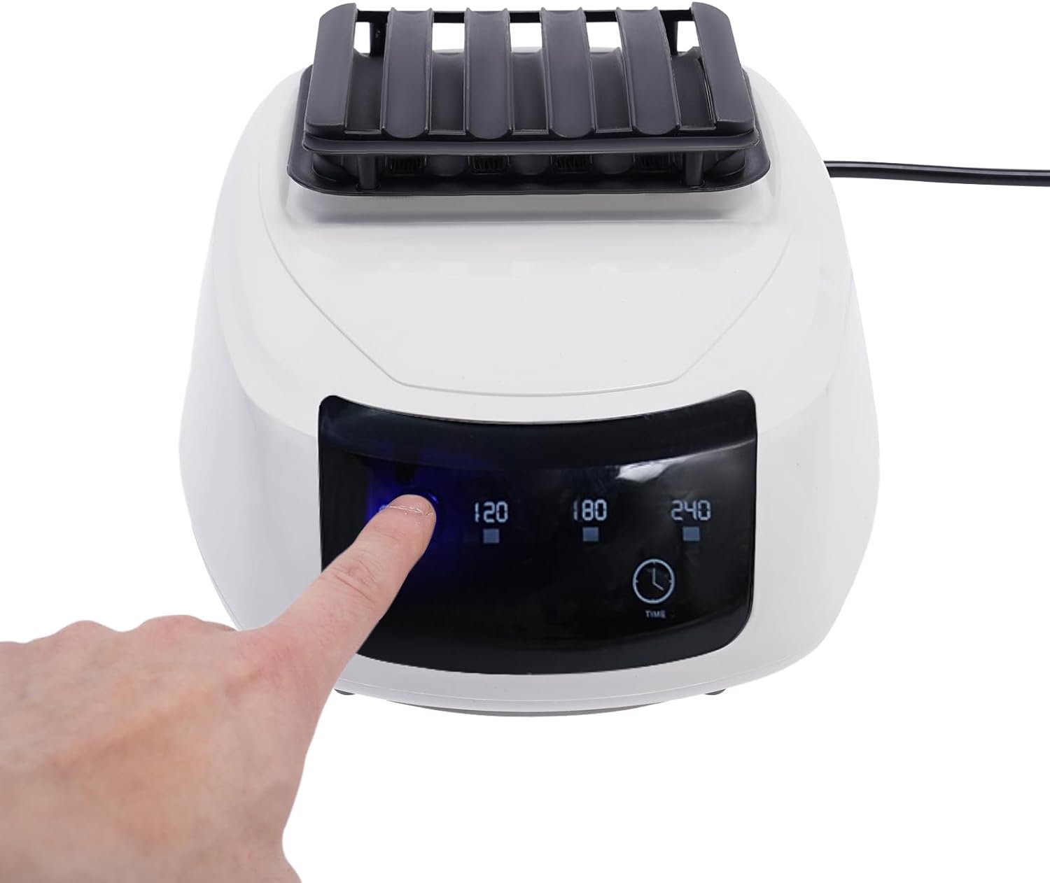 Portable Clothes Dryer, Travel Mini Clothes Dryer Machine With Folding Touch Screen,1200-1500W Powerful Electric Dryer With PTC 5-layer Heating for Apartments, Portable Dryers For Laundry (Blue)