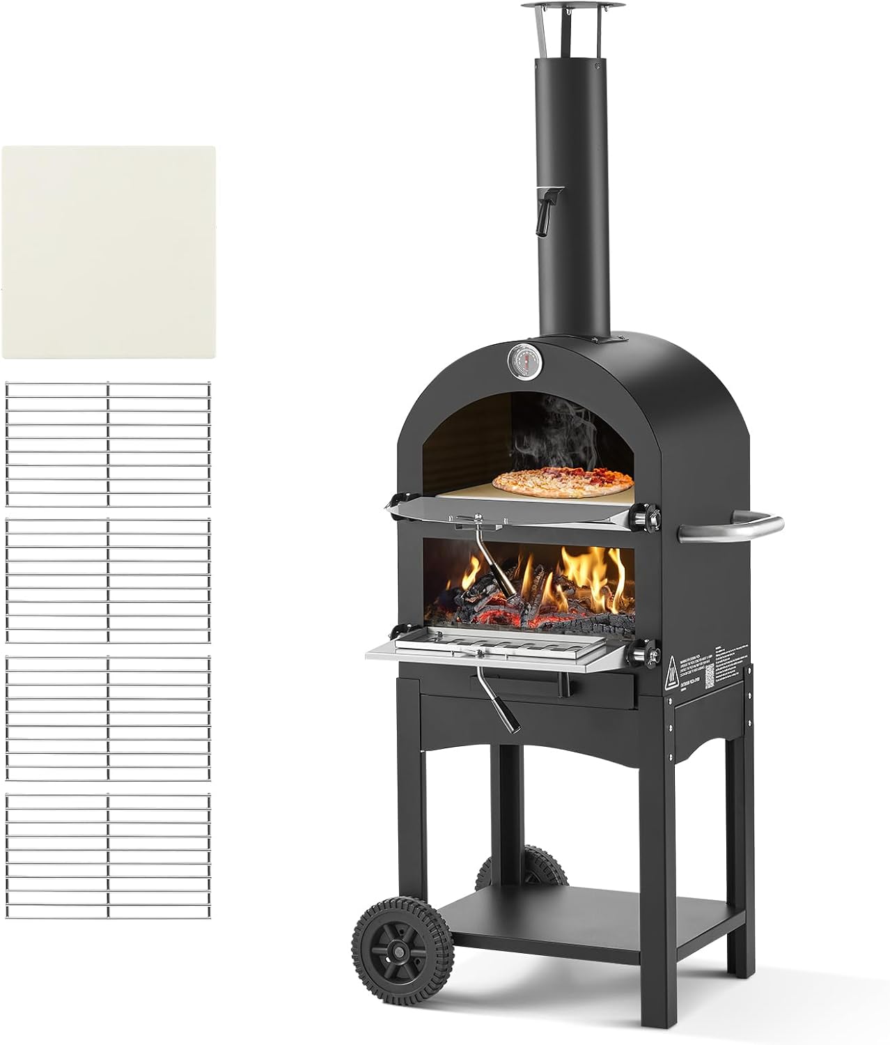 VEVOR Outdoor Pizza Oven, 12