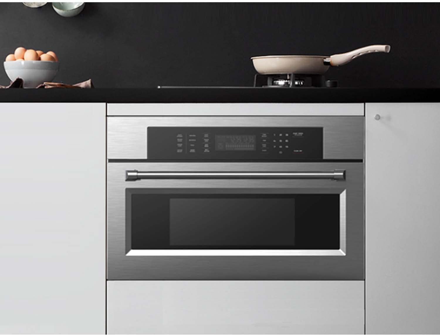 Kucht 30in 1.6 Cu. Ft. Stainless Steel Air Fryer and Convection Built In Microwave