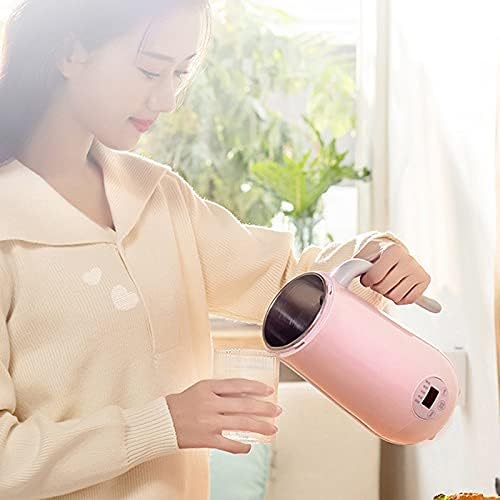 Mini Soymilk Machine Portable Soy Milk Rice Paste Maker Electric Juicer Blender Food Grinding Heating Processor(D)