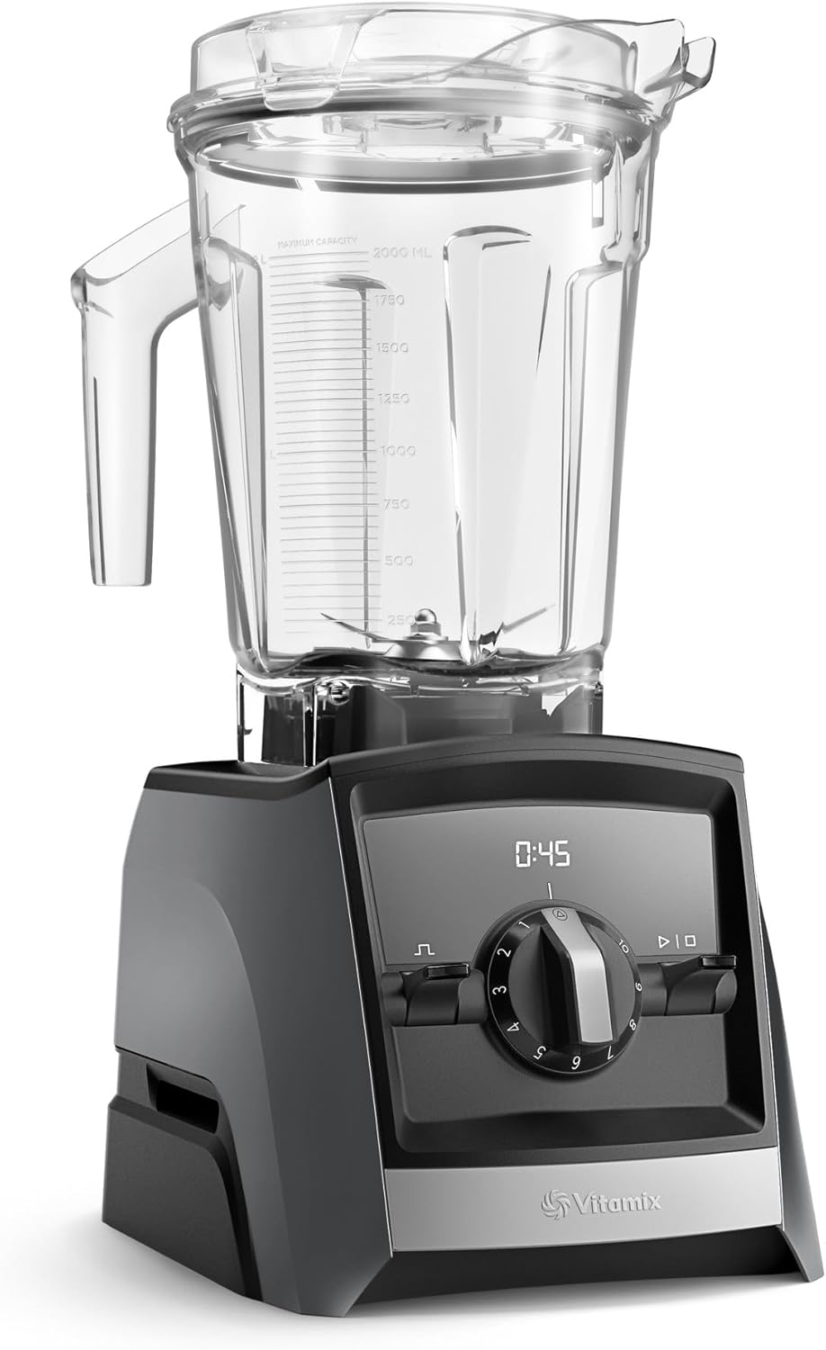 Vitamix A2300 Ascent Series Smart Blender, Professional-Grade, 64 oz Low-Profile Container, Slate