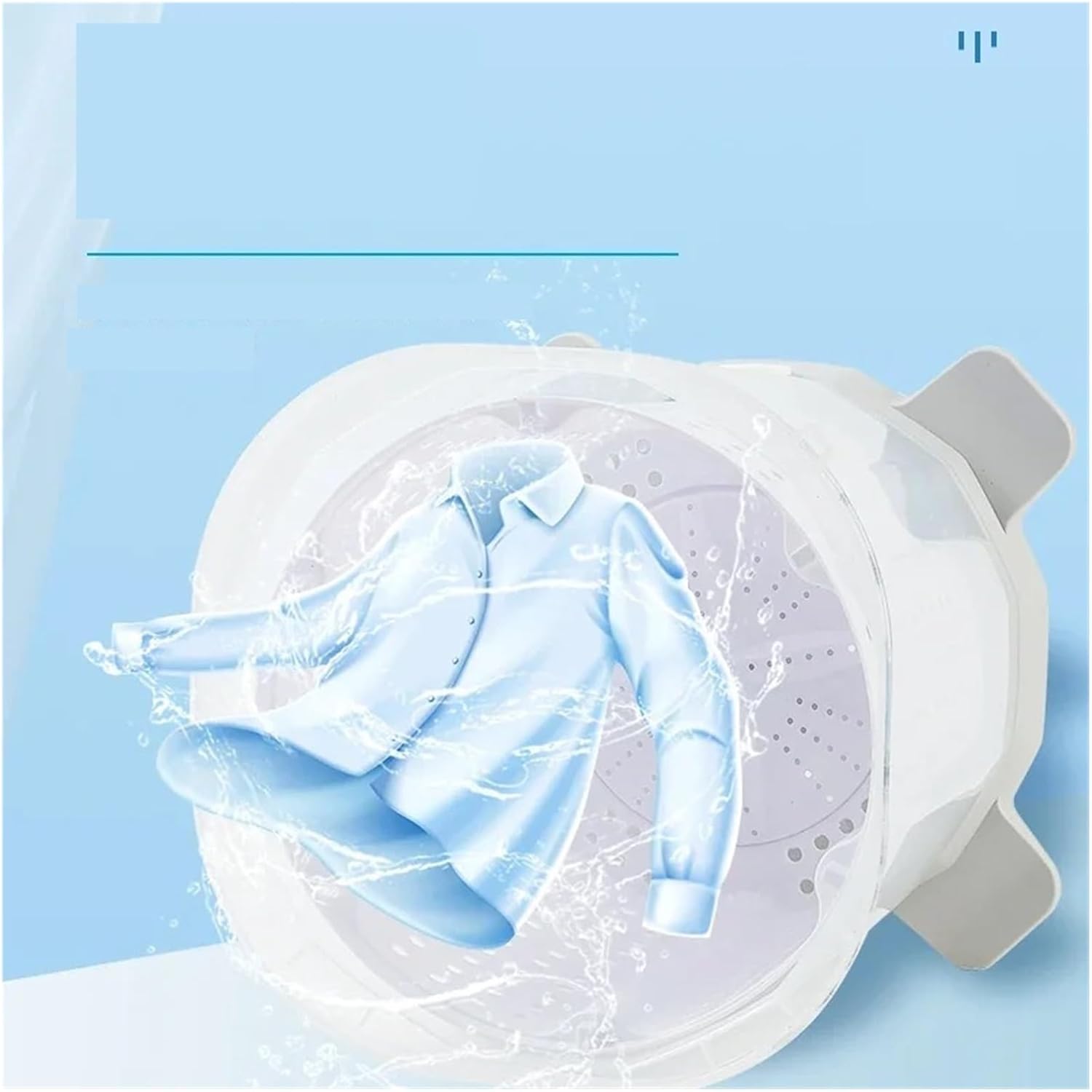 Hand-cranked Power-free Washing Machine With Integrated Washing And Drying For Portable Student Dormitory,for Travel,Camping, RV & Dorms