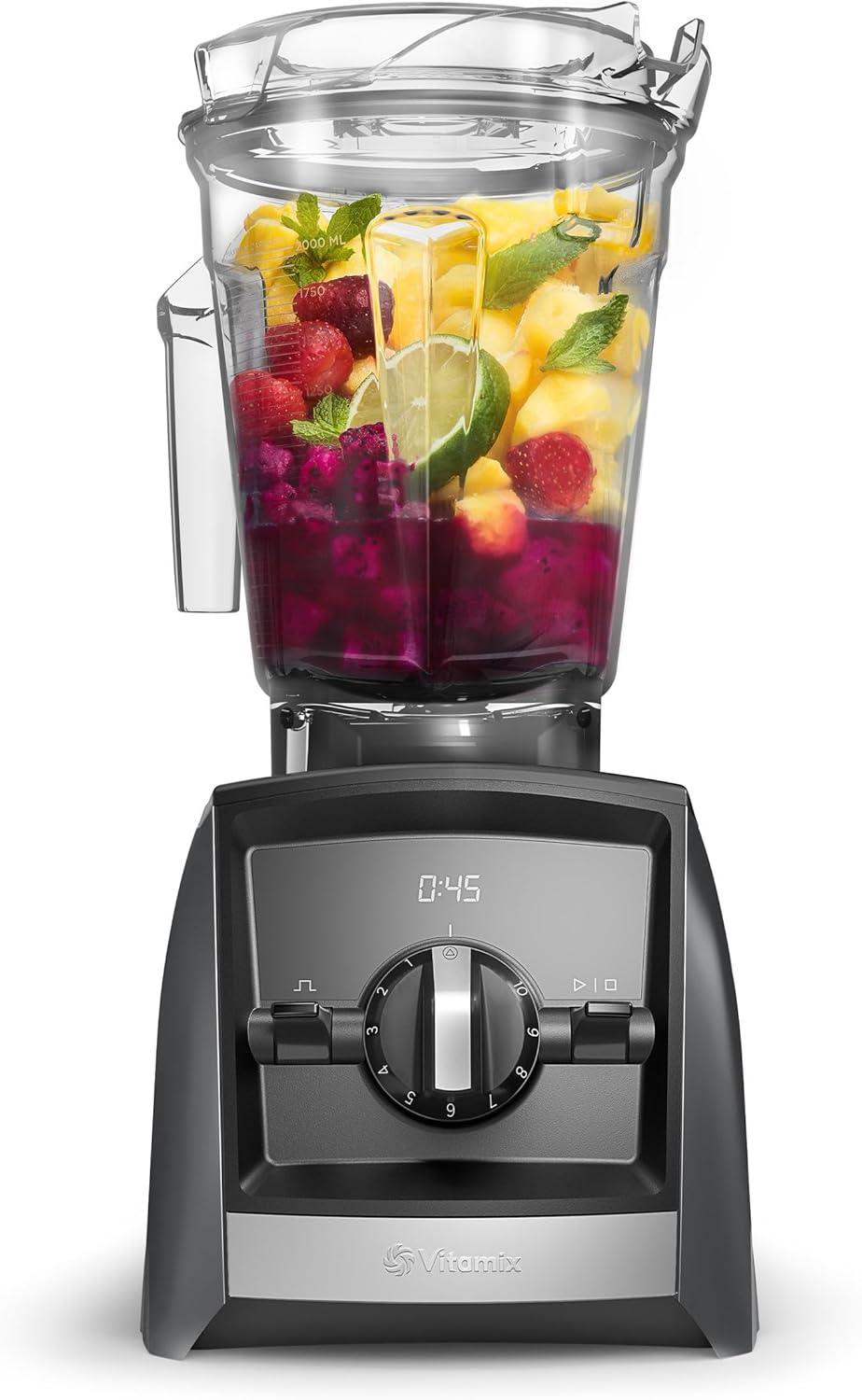 Vitamix A2300 Ascent Series Smart Blender, Professional-Grade, 64 oz Low-Profile Container, Slate