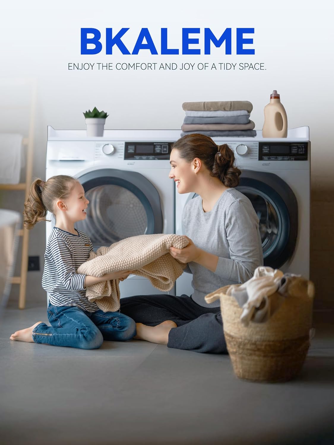 Washer Dryer Countertop High-Adhesion, Non-Slip Protective Layer, 54