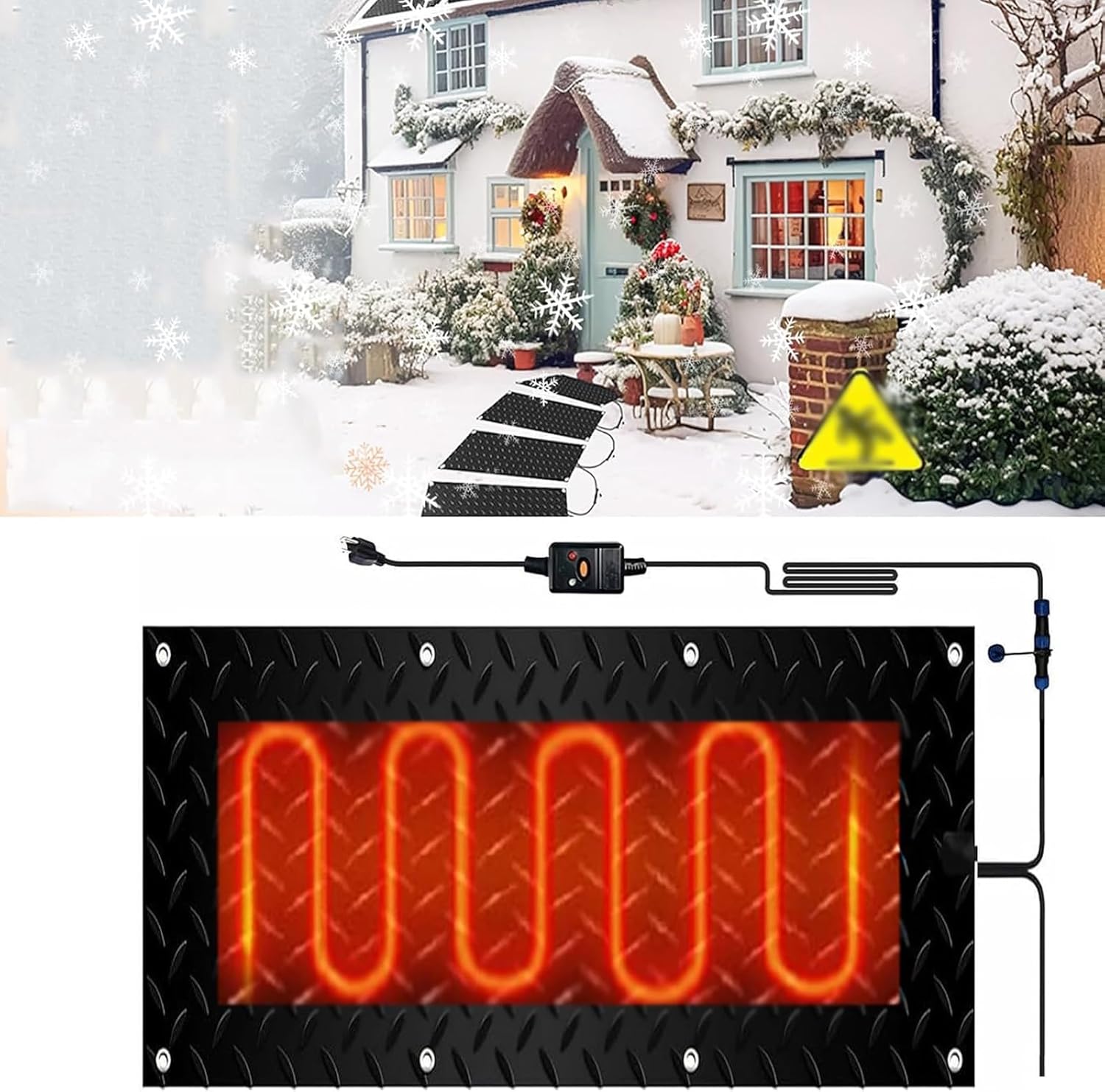 Heated Snow Melting Mats for Entrances, 10