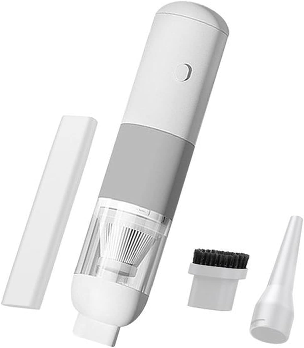 Cordless Car Vacuum Cleaner Handheld Auto Vacuum Home & Car Dual Use Mini Vacuum Cleaner Deep Detailing Cleaning Kit of Car Interior with Wet Or Dry,Gray