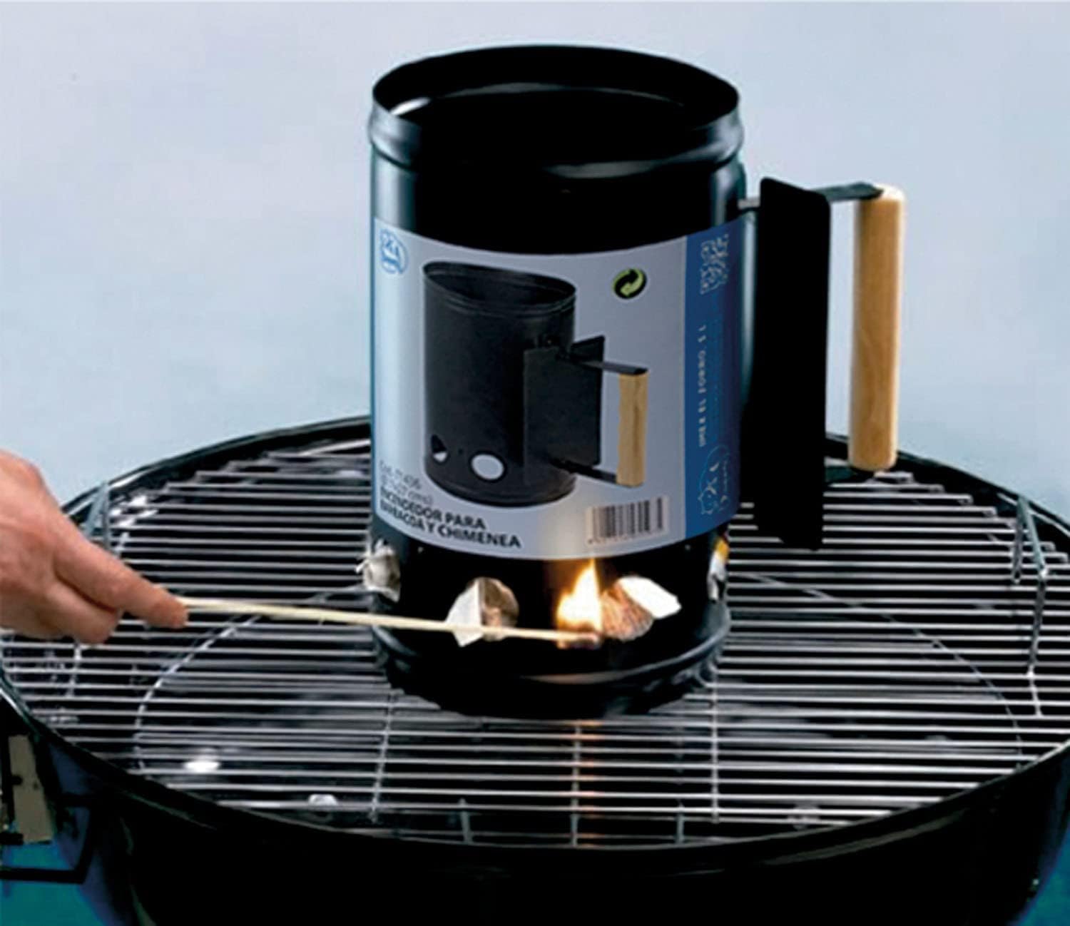 Imex The Fox Lighter for BBQ Grill, Black, 17 x 17 x 27 cm, 71436