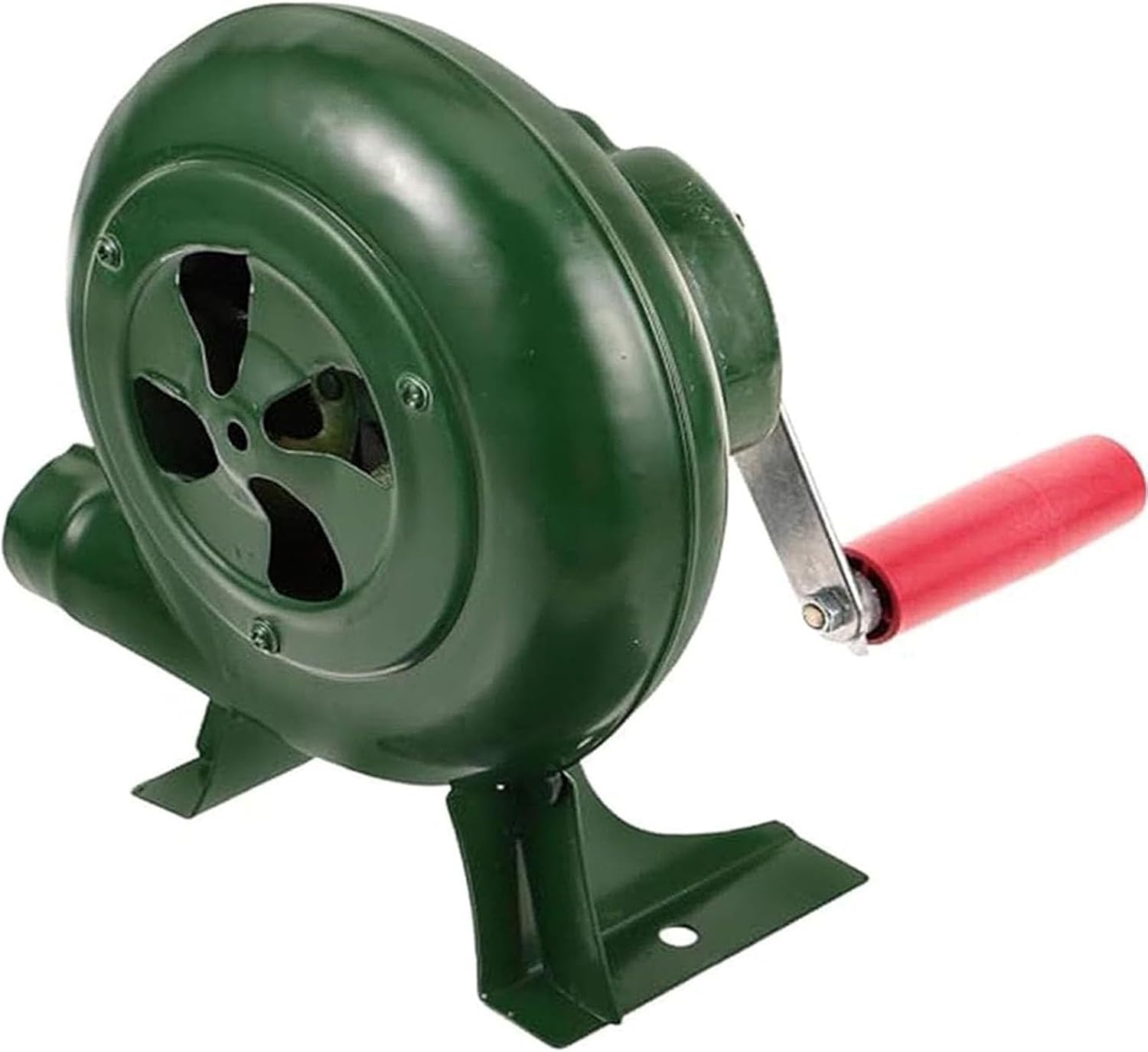 Hand Blower Blacksmithing Coal Forged Fan Barbeque Air Blower Outdoor Barbecue Fan Hand Crank BBQ Fan Popcorn Air Blower mini Handheld Fire Bellows Barbecue Fire(Size:350W,Color:One Color)