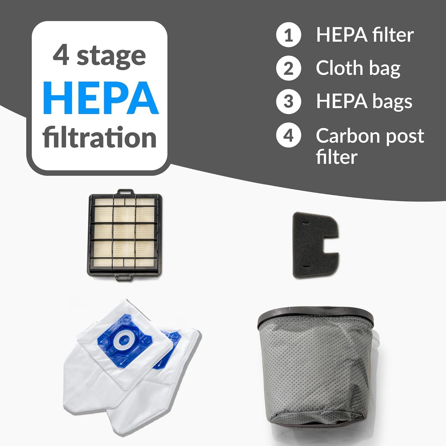 Prolux X8 Elite Canister Backpack Vacuum, HEPA Filtration, Tools for Every Cleaning Task on Any Surface, Illuminating LED Lights, Adjustable Straps