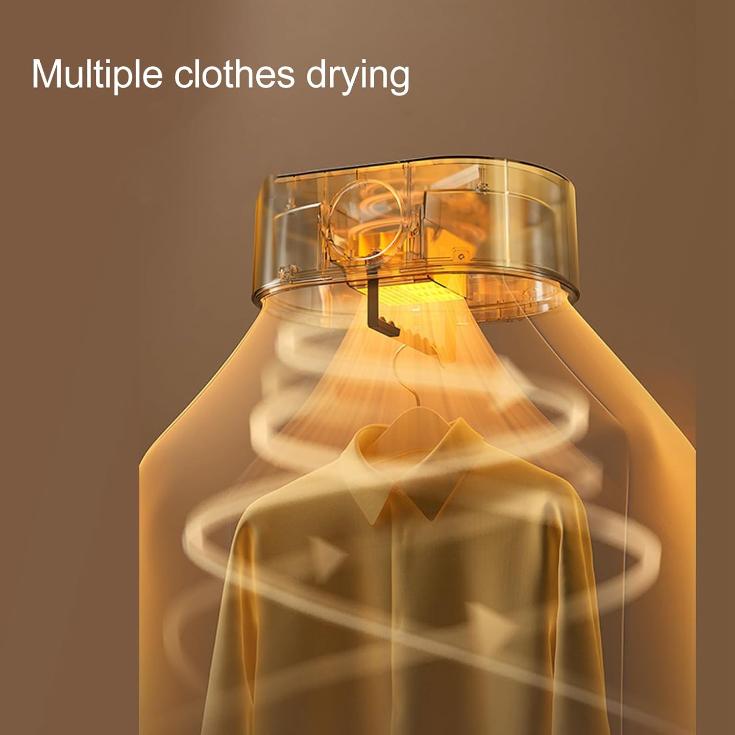 Portable Clothes Dryer, 1200W Foldable Electric Laundry Dryer Adjustable Temperature Timer 33lb Load Small Dryer Machine Clothes Dryer Mini Dryer with Hook for RVs Apartments