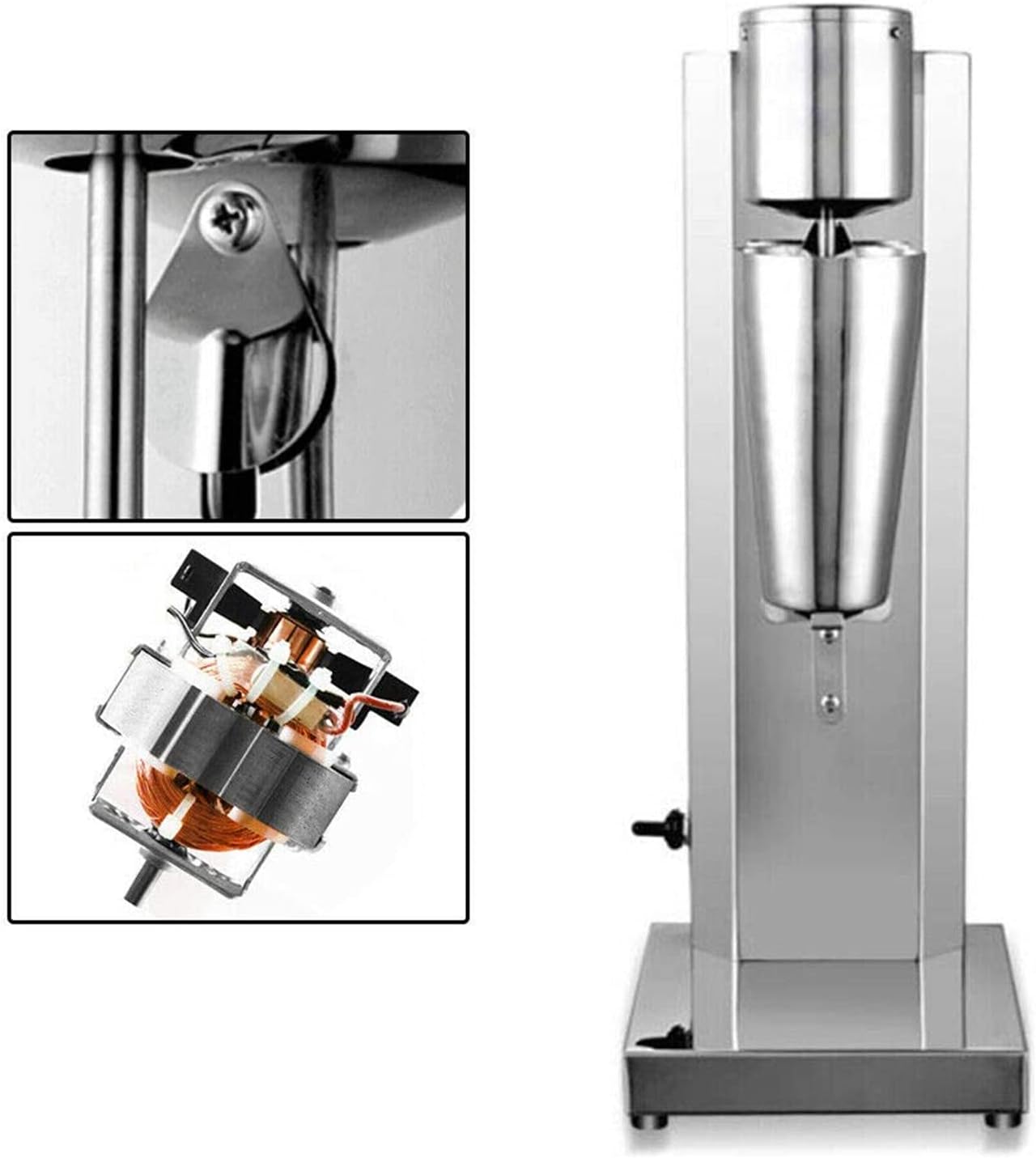 DYRABREST 650ML Commercial Electric Milk Shaker Maker Drink Smoothie Blender