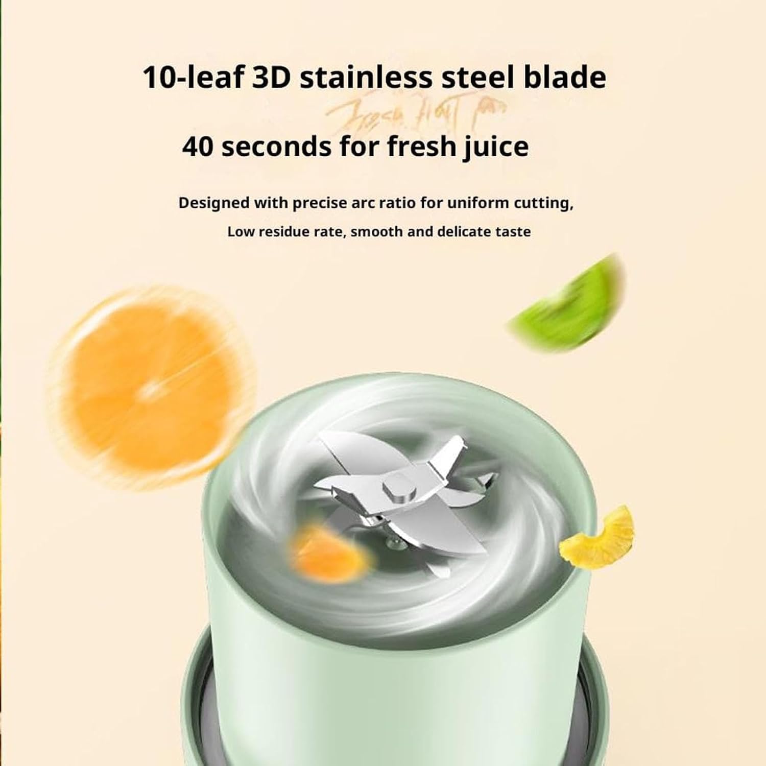 Portable wireless juicer，Portable Blender Cup with Straw and Two Lids, Multifunctional Large-Capacity Wireless Blenders Rechargeable, for Smoothies, Shakes & Frozen Blending (white)