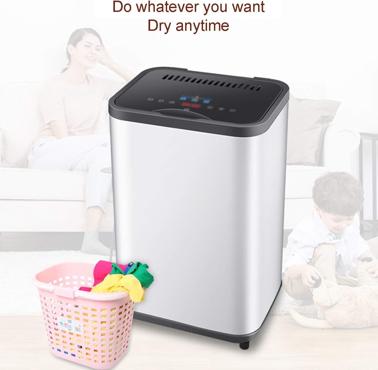 Portable Clothes Dryer, Travel Clothes Drye, Clothes Dryer, Portable Dryer for Apartments, Mini Electric Clothes Drying