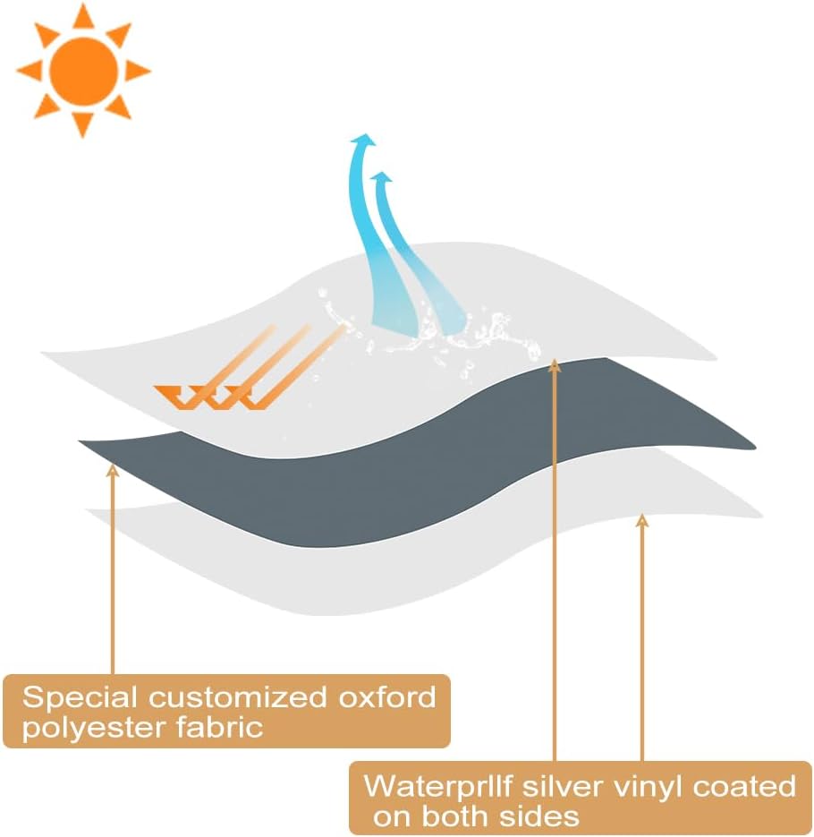 MRPAPA Washer and Dryer Covers, Waterproof Dustproof Washing Machine Laundry Dryer Protect Cover, Zipper Design Sunproof washer and dryer covers for the top and Front load Washer/Dryer (2Pack -Grey)