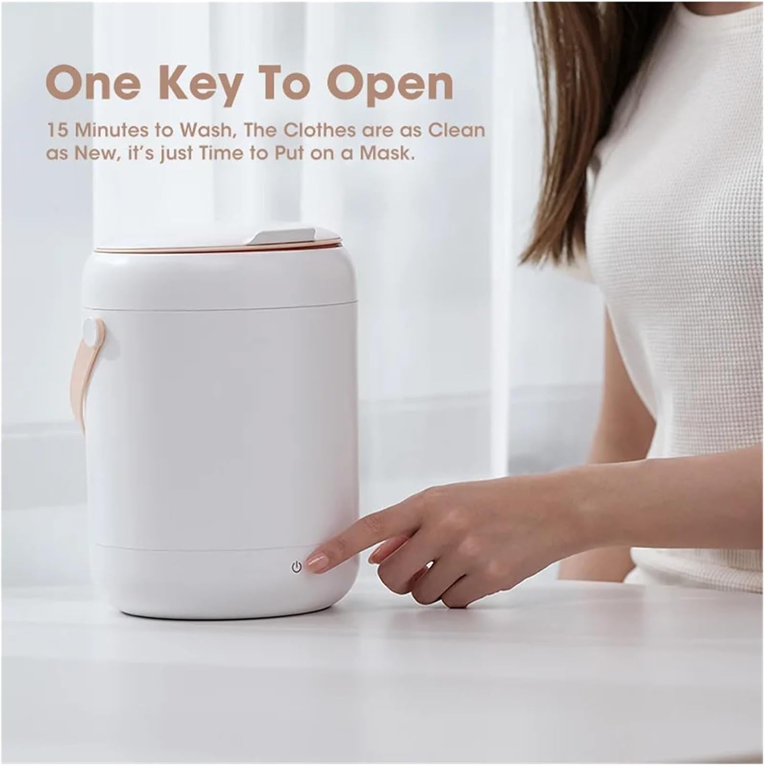 Portable Washing Machine Underwear Socks Ultrasonic Mini Washer For Travel Home Business Trip Laundry Appliances,for Travel,Camping, RV & Dorms