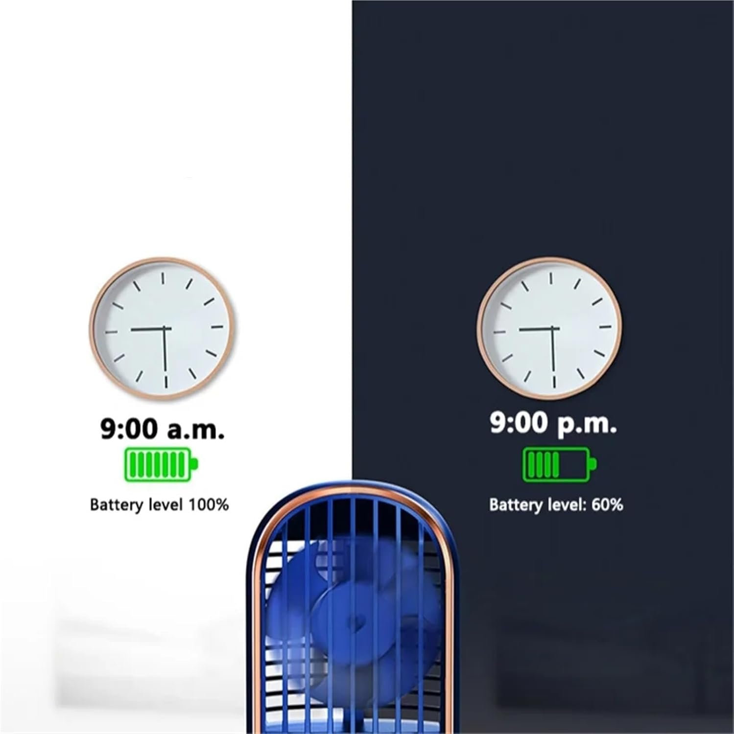 Portable Air Conditioner, Small Air Conditioner Degree Adjustable Charge Large Air Conditioner,Desktop Fan for Home Outdoors(Pink)