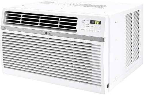 LG 10000 BTU Window Air Conditioners [2023 New] Remote Control WiFi App Ultra-Quiet Washable Filter Cools 450Sq.Ft for Medium & Large Room AC Unit air conditioner Easy Install White LW1017ERSM1