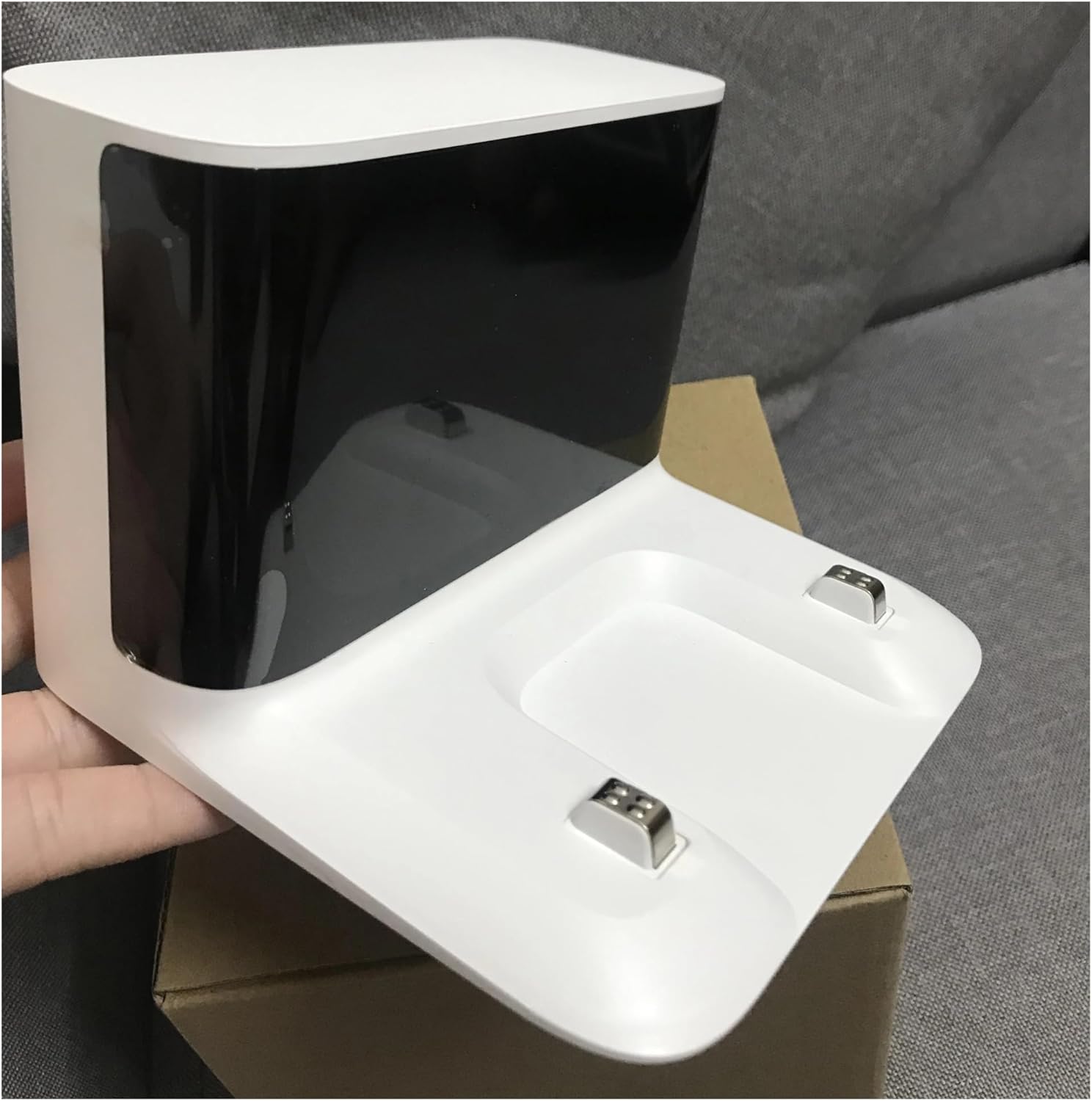 Accessories Charger Docking Station Base Charging Dock with Cable Spare Parts，Compatible for Xiaomi Mi Vacuum Mop 2 Pro Plu(Light Yellow)