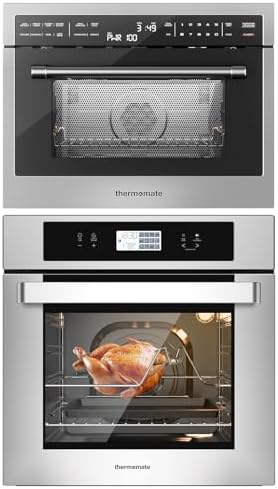 ThermoMate 24 Inch Built-in Microwave and Convection Oven Combination + 24
