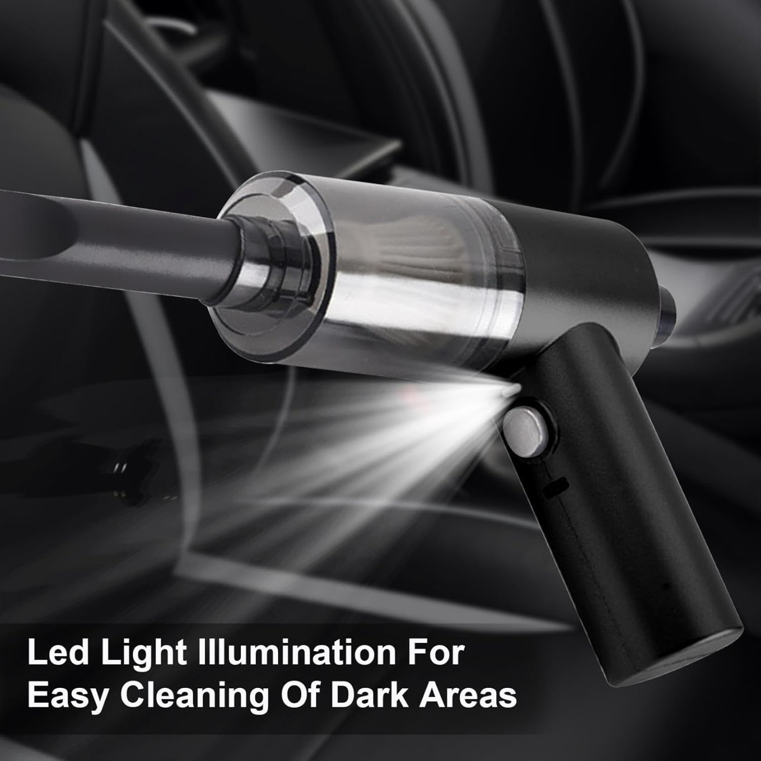 TOMURA Handheld Car Vacuum Cleaner - Powerful Suction Small Car Vacuum Cleaner, Mini Dusts Buster with USB, Portable Affordable Strong Vacuums, for Car Carpet Floor Pet Hair, Home Car All Scenarios