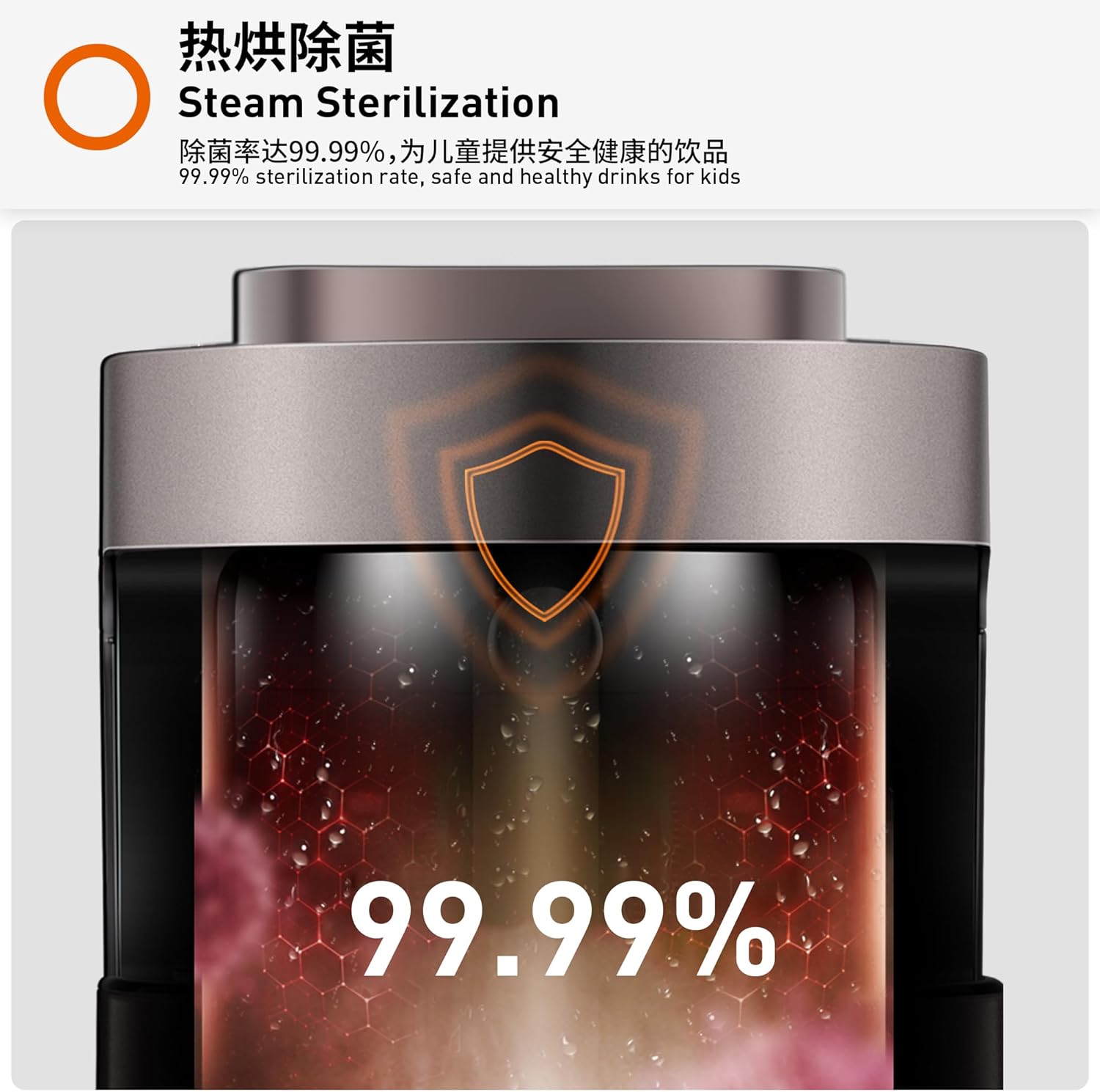 Joyoung Y1 Intelligent Soymilk Machine Fully Automatic Food Blender Multifunction Self-Cleaning Soybean Milk Maker Y1-US03 (Brown)