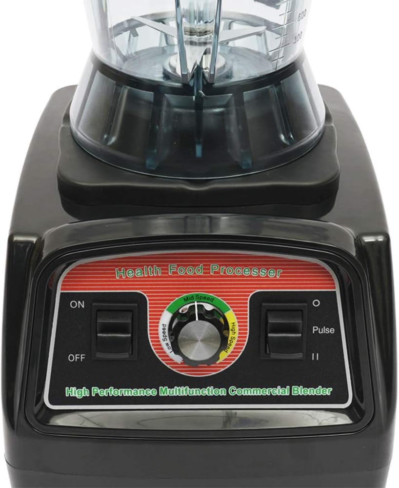 Commercial Blender, 132 Oz Professional Countertop Blender 2800 Watt Base, High Performance Ice Crusher - Large Smoothie Blender, Food Processor Frozen Fruit or Hot Soups Shakes, BPA-Free Jar