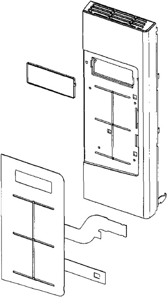 Samsung DE94-03162D Microwave Control Panel Assembly Genuine Original Equipment Manufacturer (OEM) Part