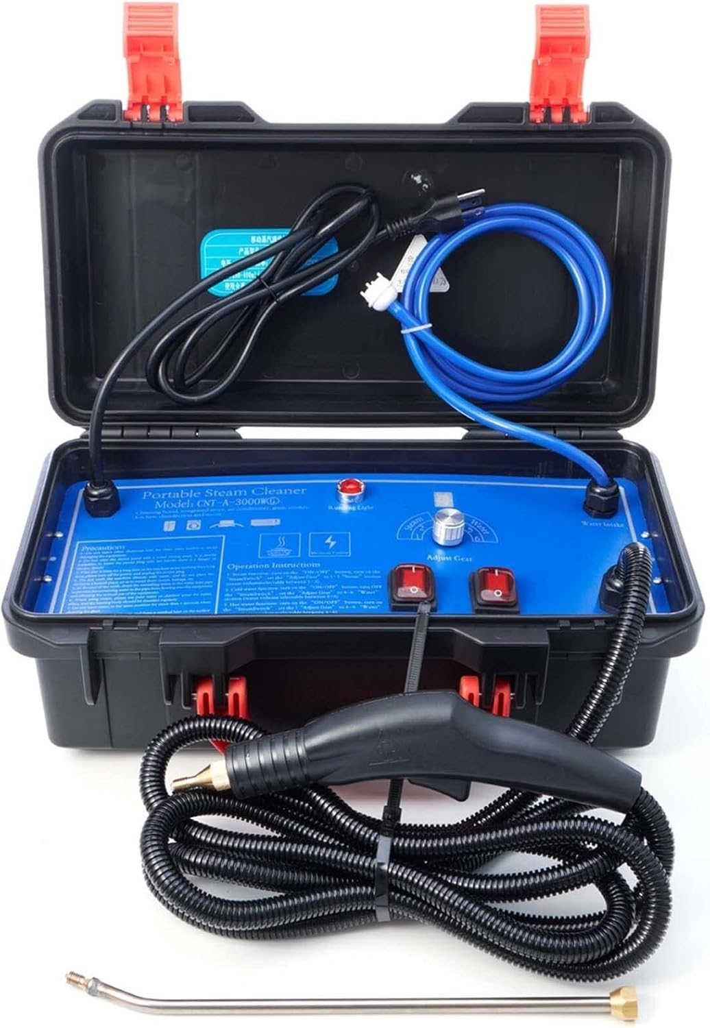 High Pressure Steam Cleaner, 1700W/3000W Handheld High Temp Portable Cleaning Machine, High Temperature Portable Steam Cleaner for Furniture Car Household(1700W)