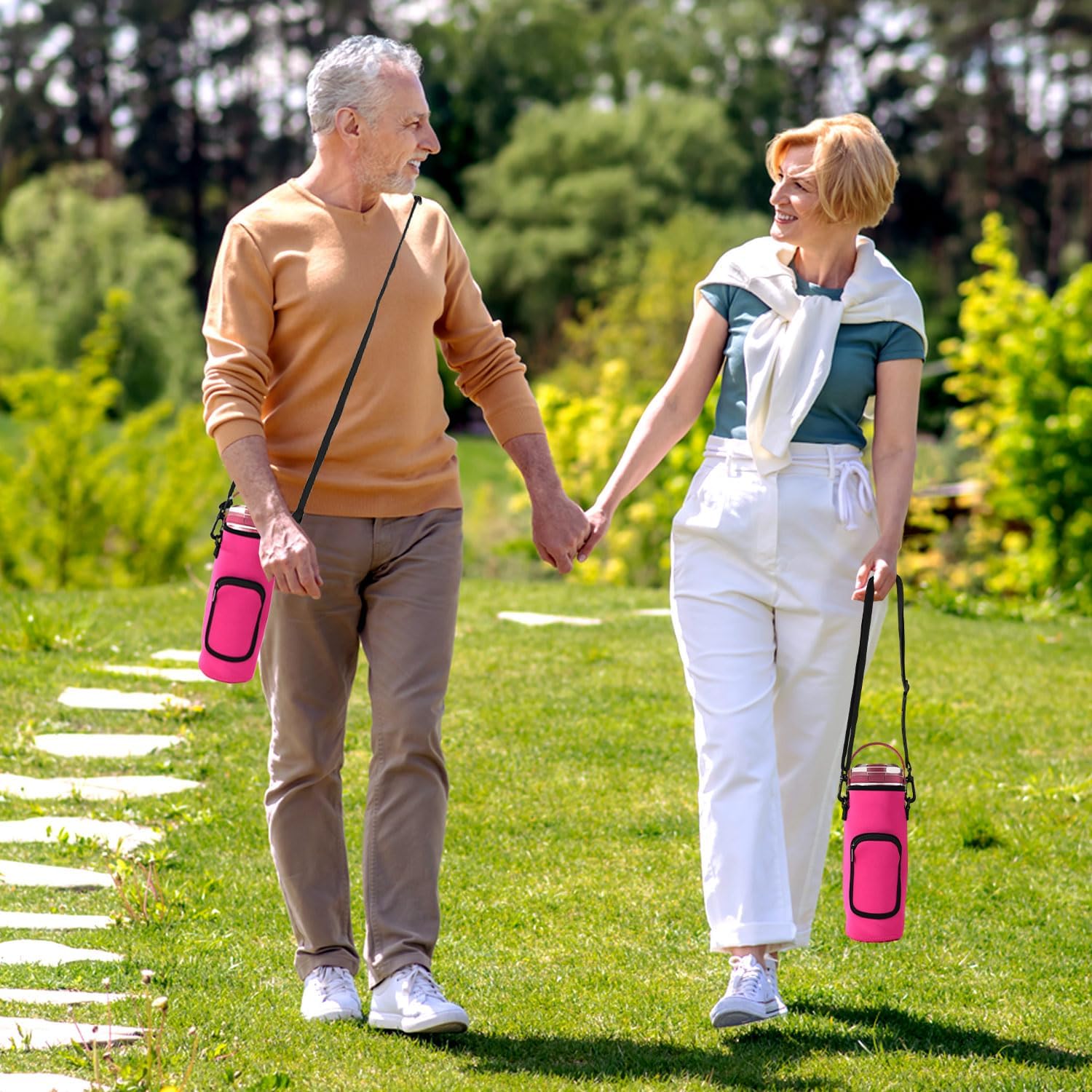 AF-WAN Portable Blender Carry Storage Bag sleeve with Shoulder Strap for Ninja BC151NV/BC51NV/BC151BK/BC151CR/BC151EM/BC151PR/BC151WH 18oz Blast Portable Blender (Red Rose)