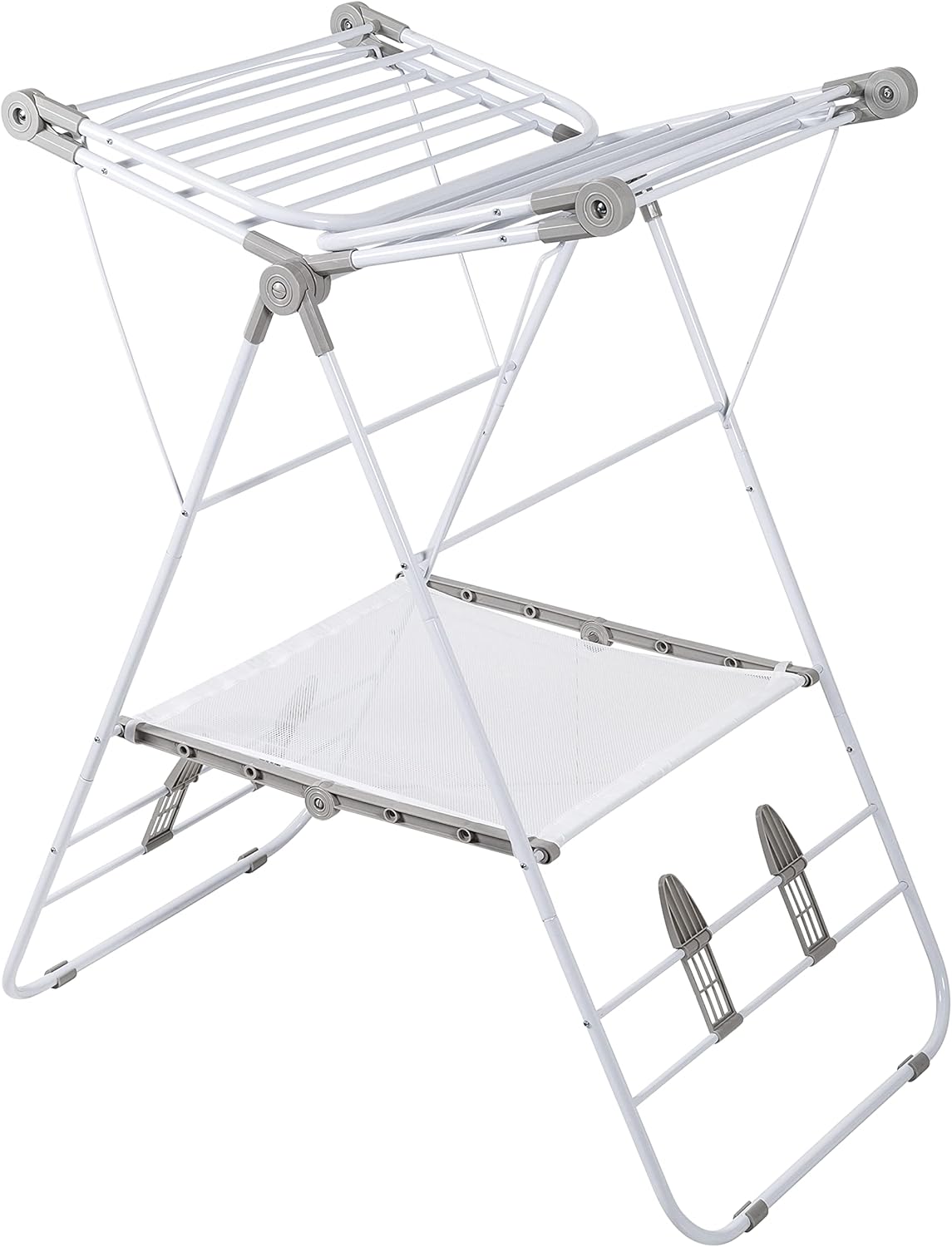 Honey Can Do Large Expandable and Collapsible Gullwing Clothes Drying Rack DRY-09805 White