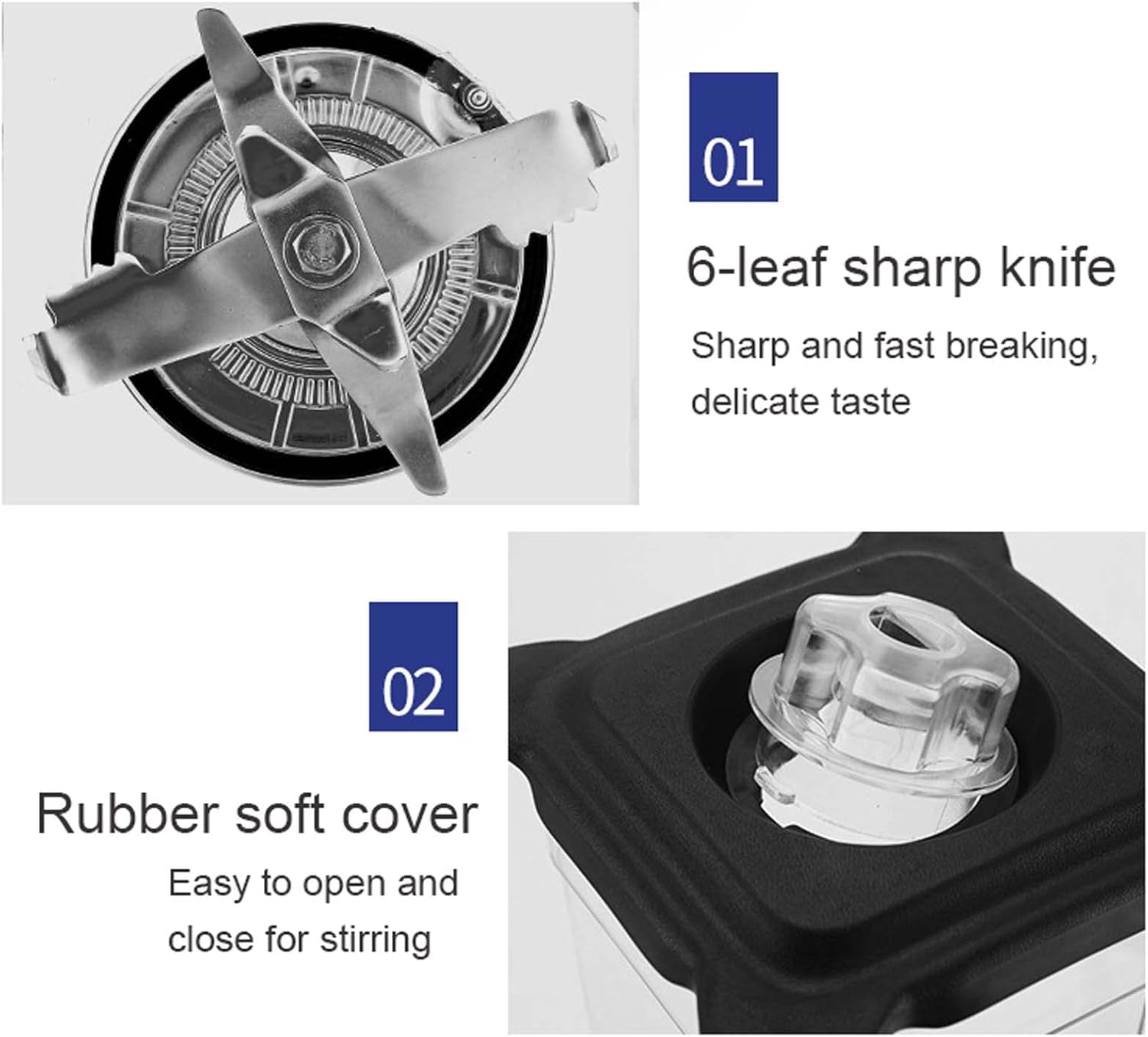 Professional Ice Crusher, Countertop Blender with 1000-Watt Base and Total Crushing Technology for Crushing Ice, Smoothies, Veggies, Shakes