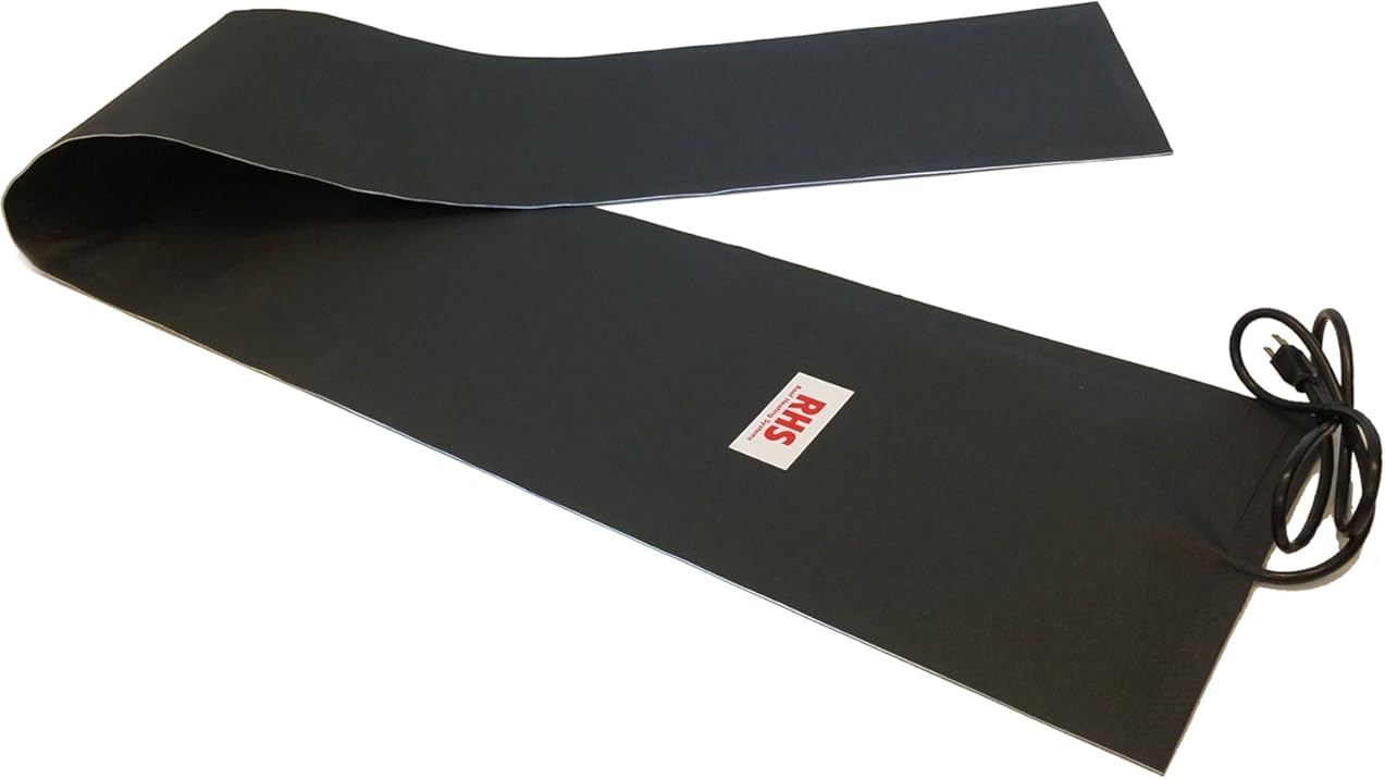 RHS Snow Melting System - Roof and Valley Heater - Snow and Ice Melting Mats - Ice Dam Prevention - Color Black - American Made - Melts 2 Inches of Snow per Hour (10' ft. x 13