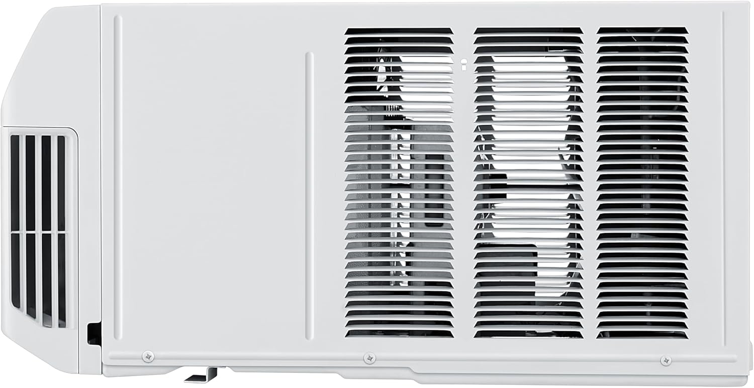 LG 6000 BTU Window Air Conditioner Energy Saving Dual Inverter, Remote Control, WiFi, LG ThinQ, Alexa, Hey Google Enabled Washable Filer Ultra-Quiet Cools Small Room up to 250 Sq.Ft White LW6023IVSM