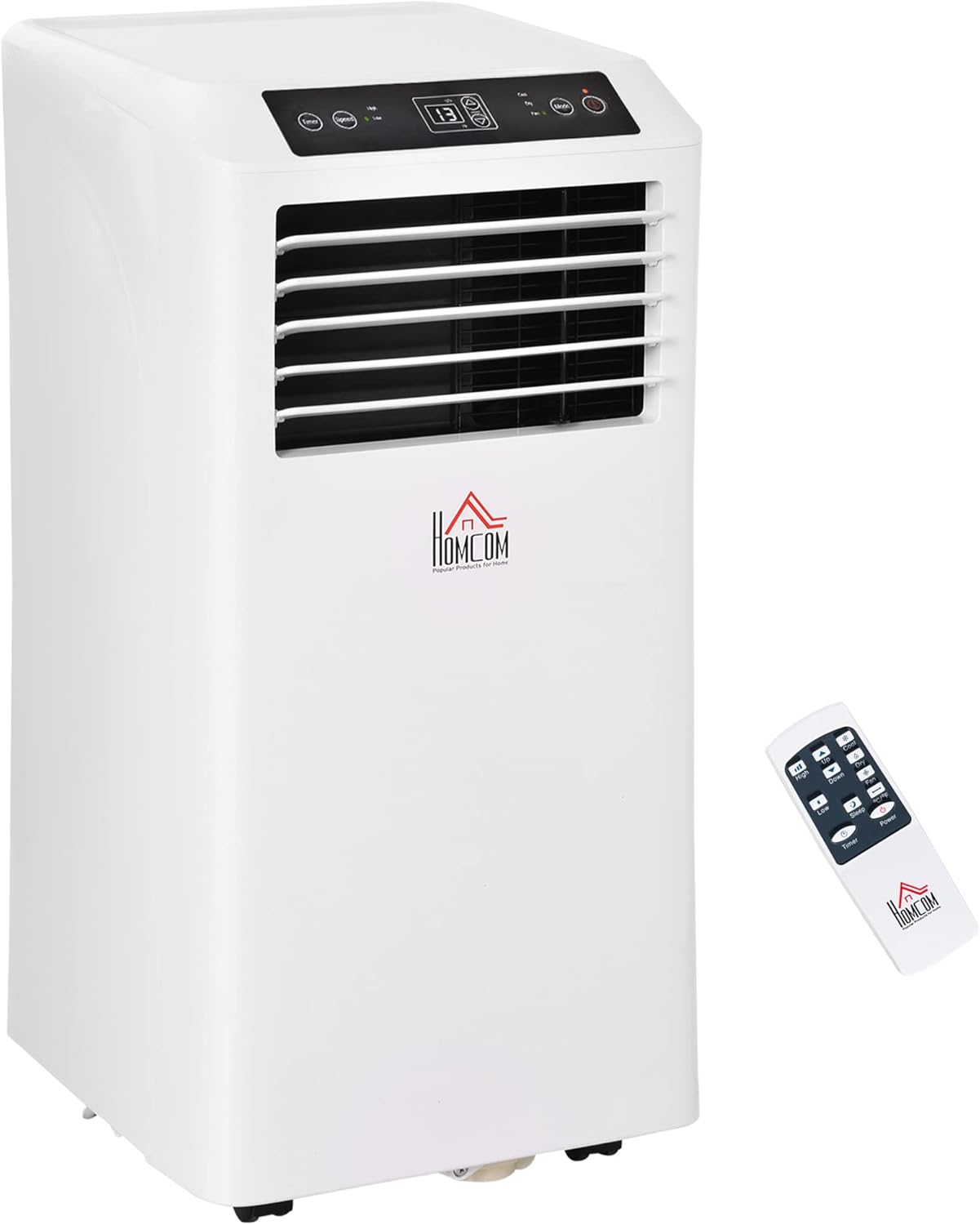 8000 BTU Portable Air Conditioner - Cooling, Dehumidifying, & Ventilating - For Bedroom, Office, & Living Room