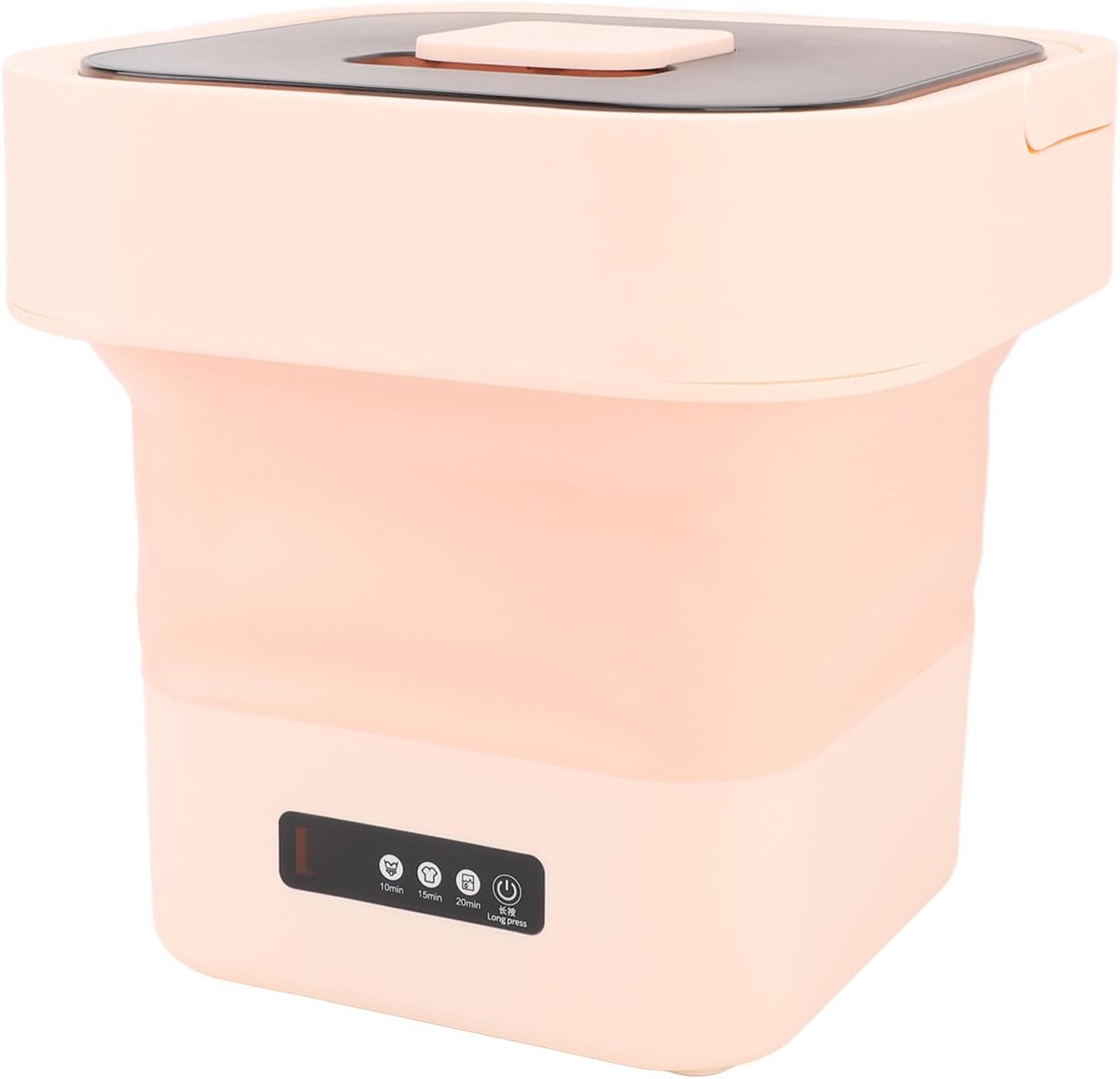 Portable Washing Machine 10L, Fully Automatic Mini Foldable Washer, Foldable Laundry Washer Small Washer for Baby Clothes Underwear Washing Machine (US Plug)