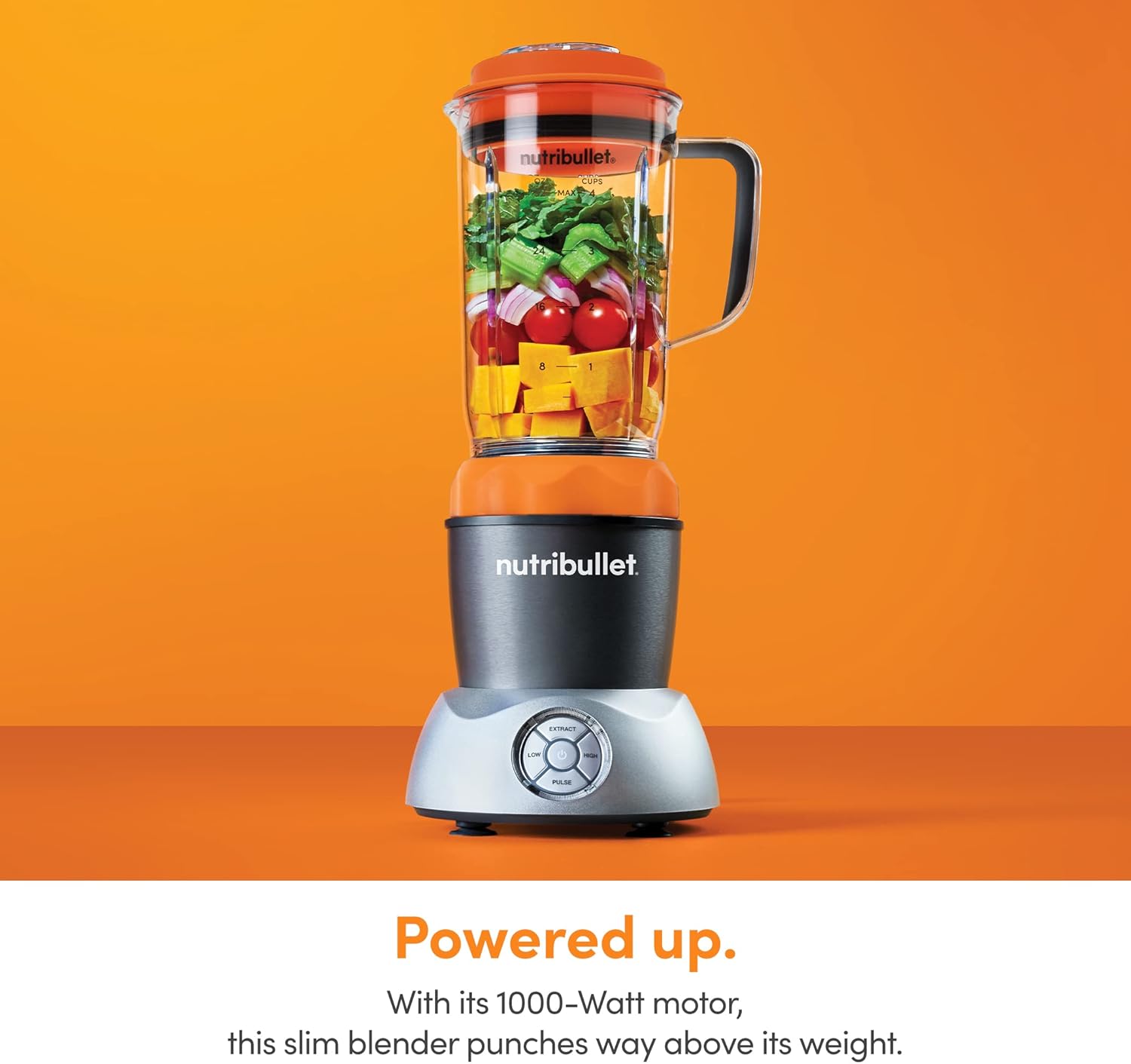 NutriBullet NB50200OR Select 1000 Watt Orange, 32 oz