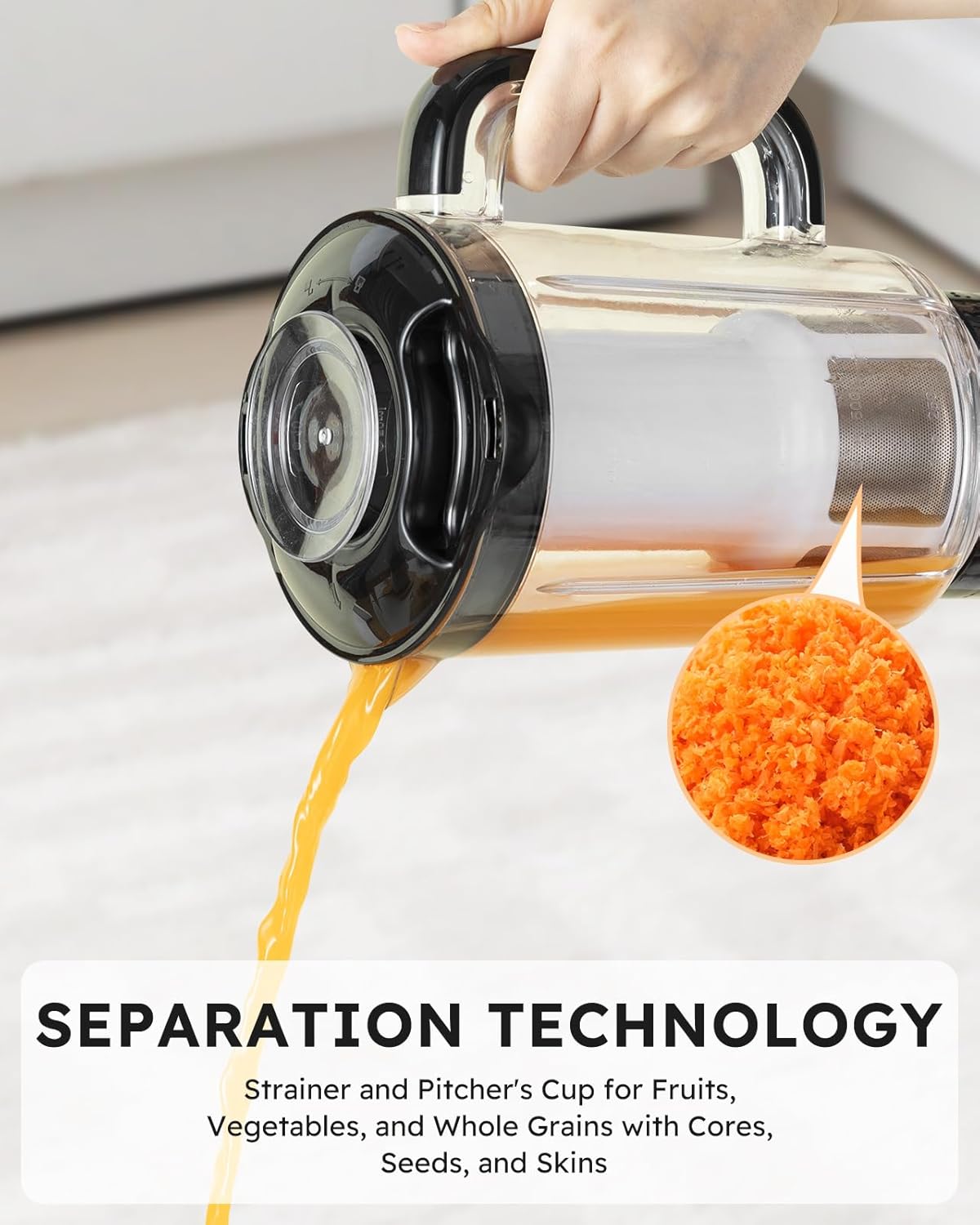 Sangcon Blenders for Kitchen - Smoothie Blender - Personal Blender for Shakes and Smoothies, Grinding & more, 40 oz Jar & 17oz Cup with To-Go Lid