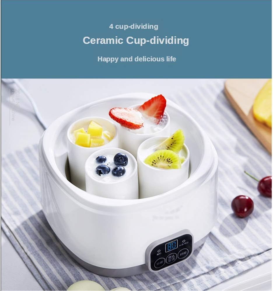 Yogurt Maker Home Automatic Multi-Function Mini Homemade Small Kitchen Appliances Ice Machine Yogurt Machine (Color : B)